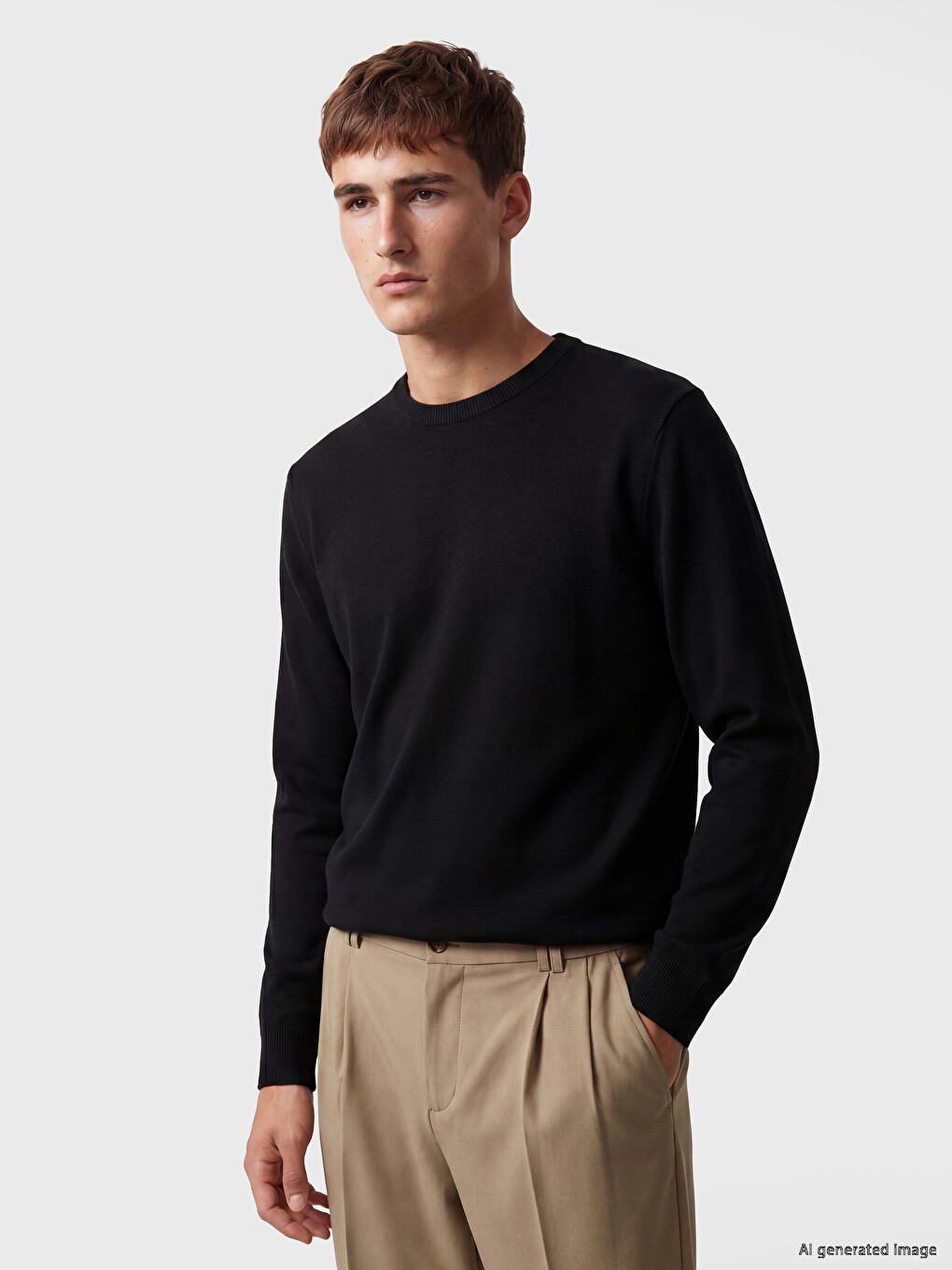 Man Navy Sweater