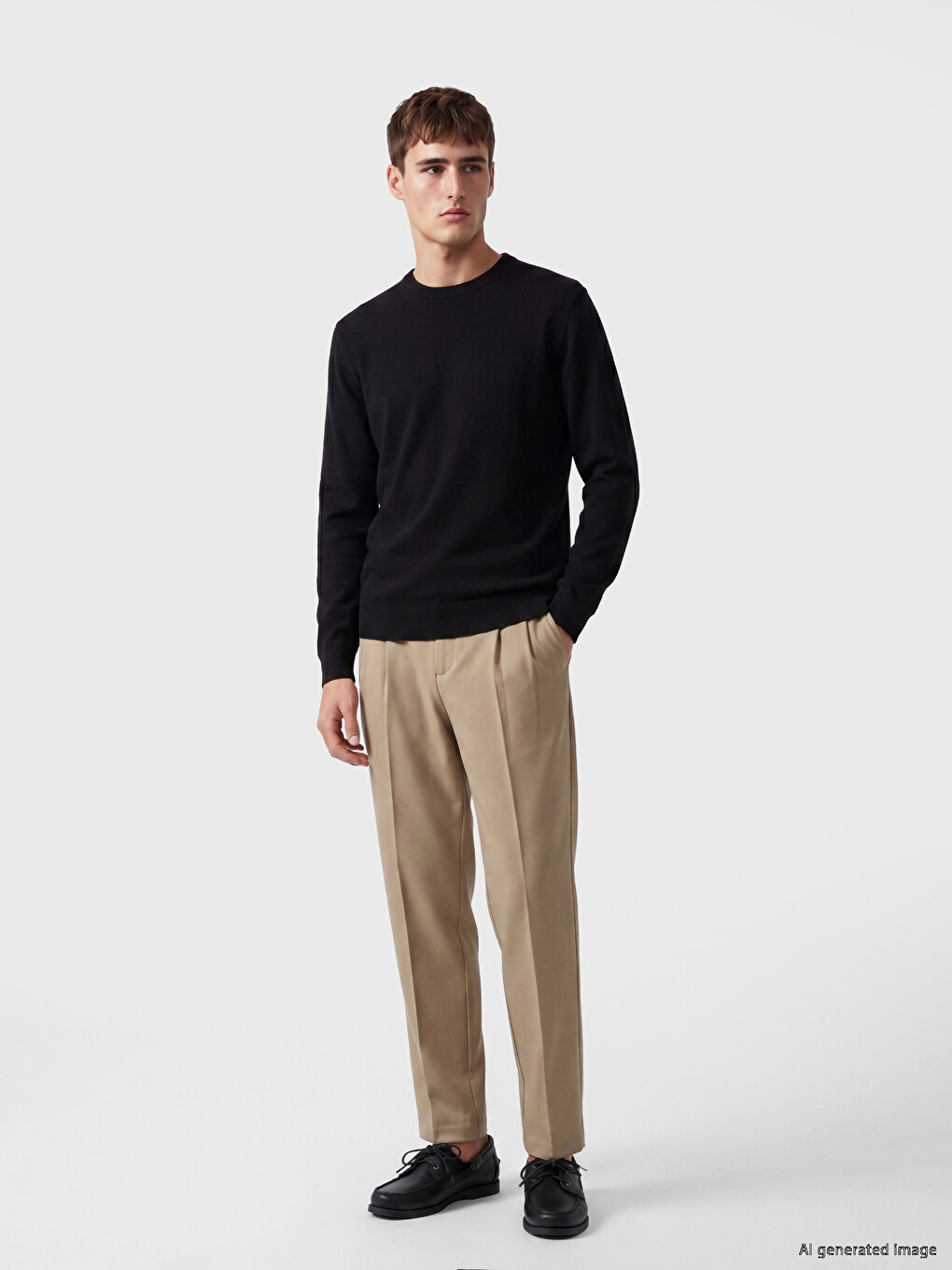 Man Navy Sweater-1