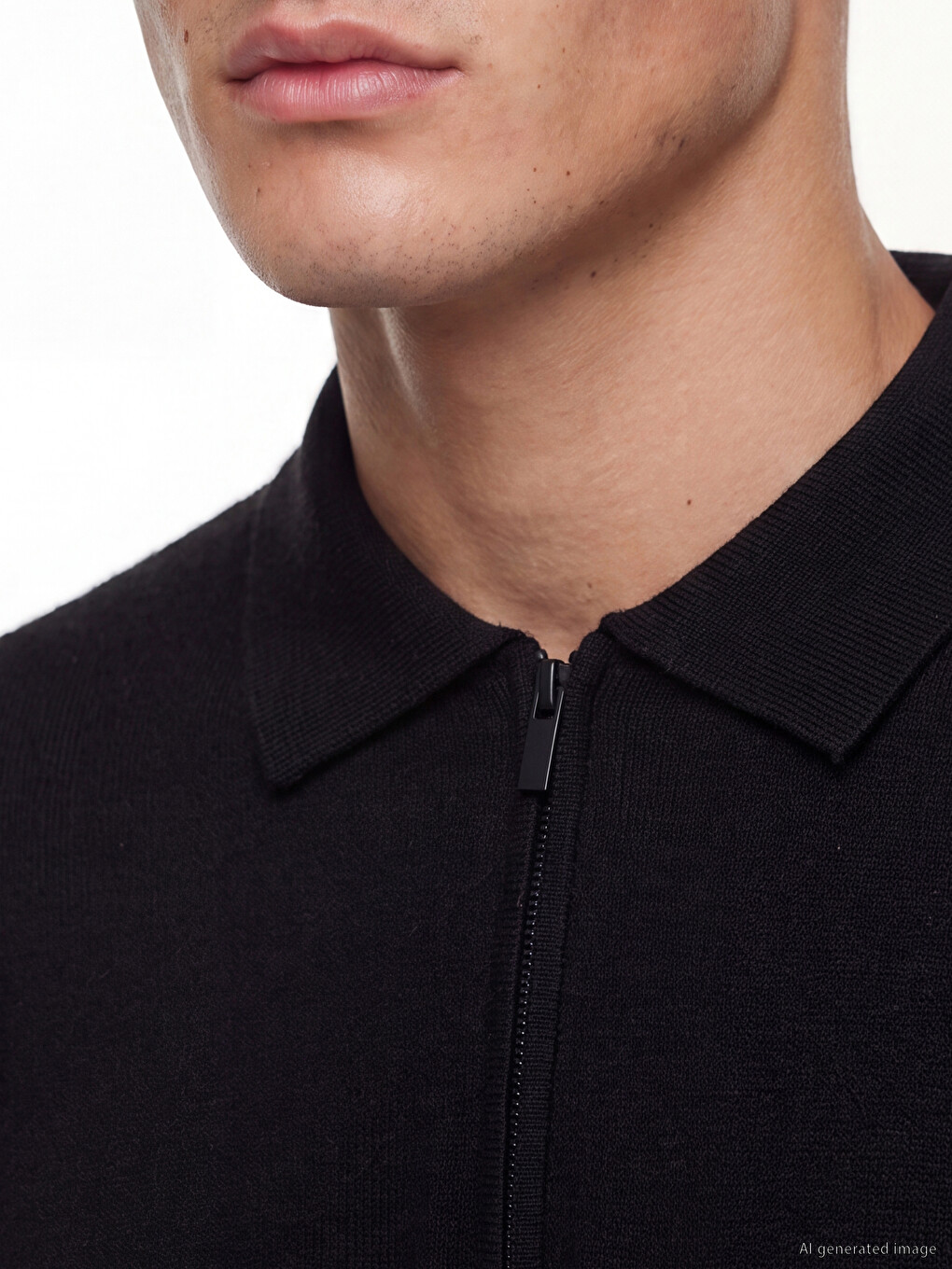 Polo Collar Men's Knitwear Sweater-2