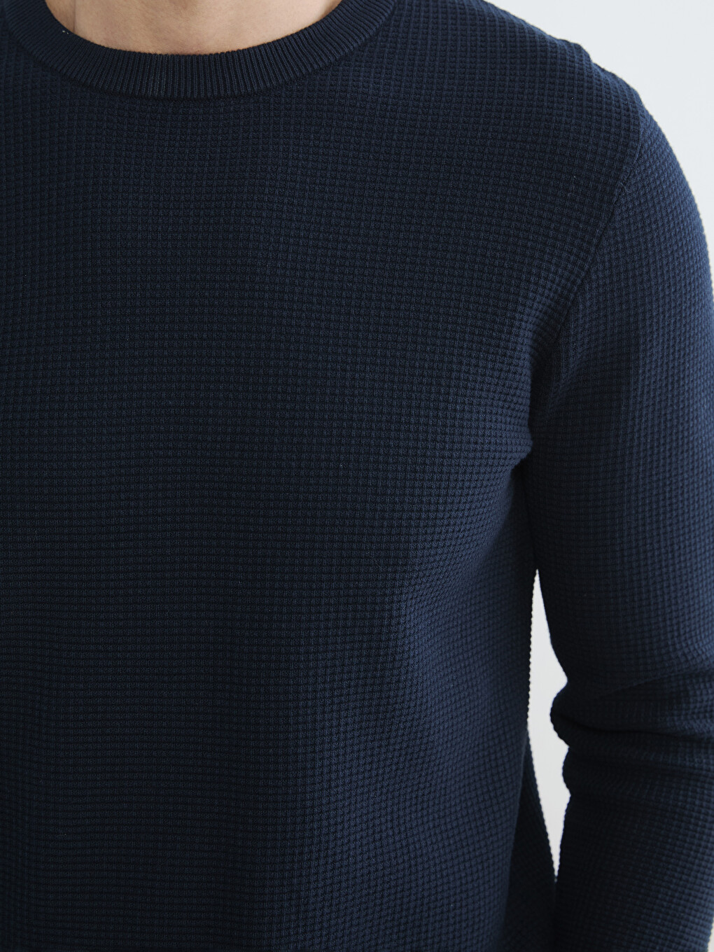 Crew Neck Men's Knitwear Sweater-2