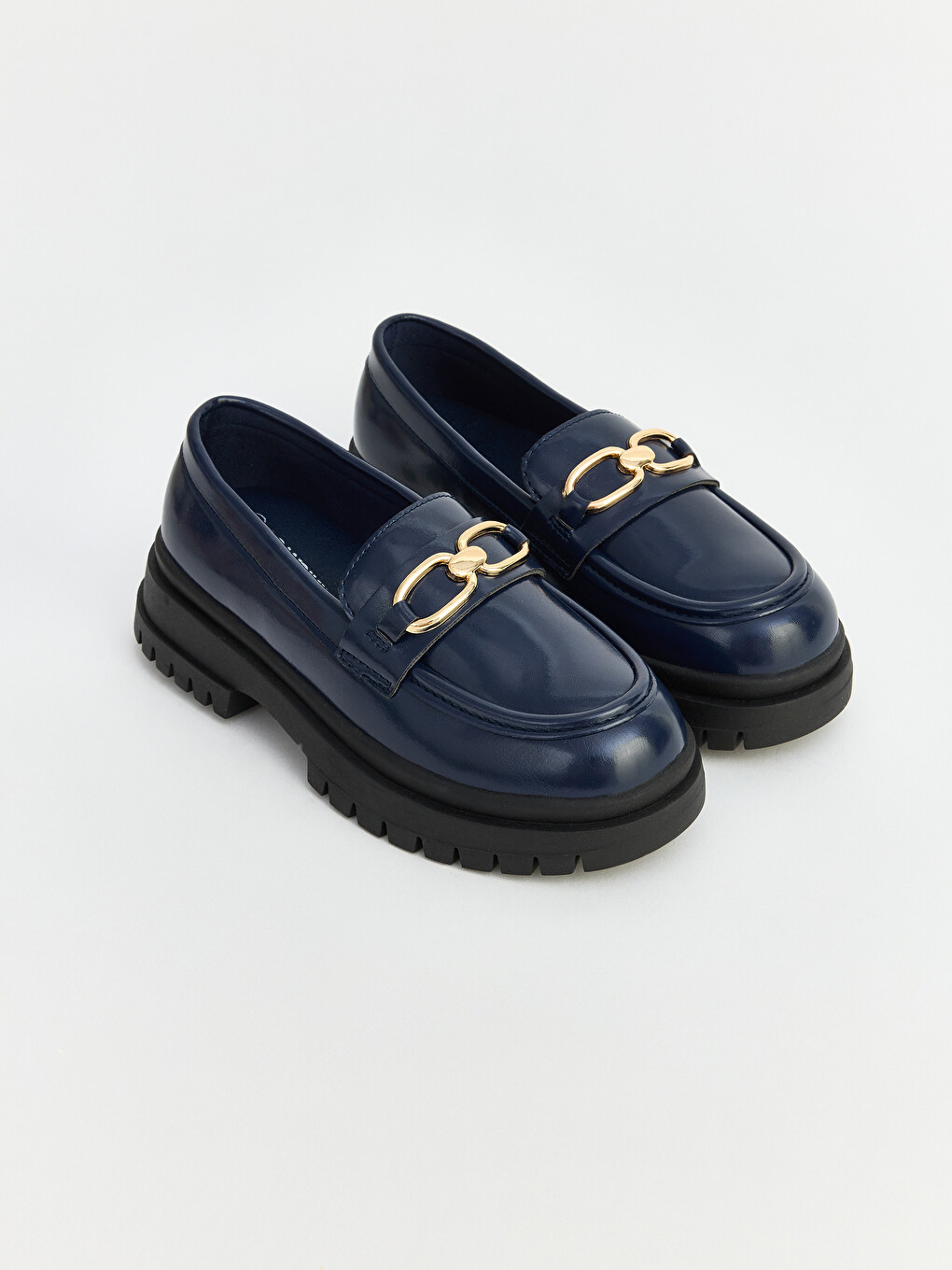 Faux Leather Girls' Loafer