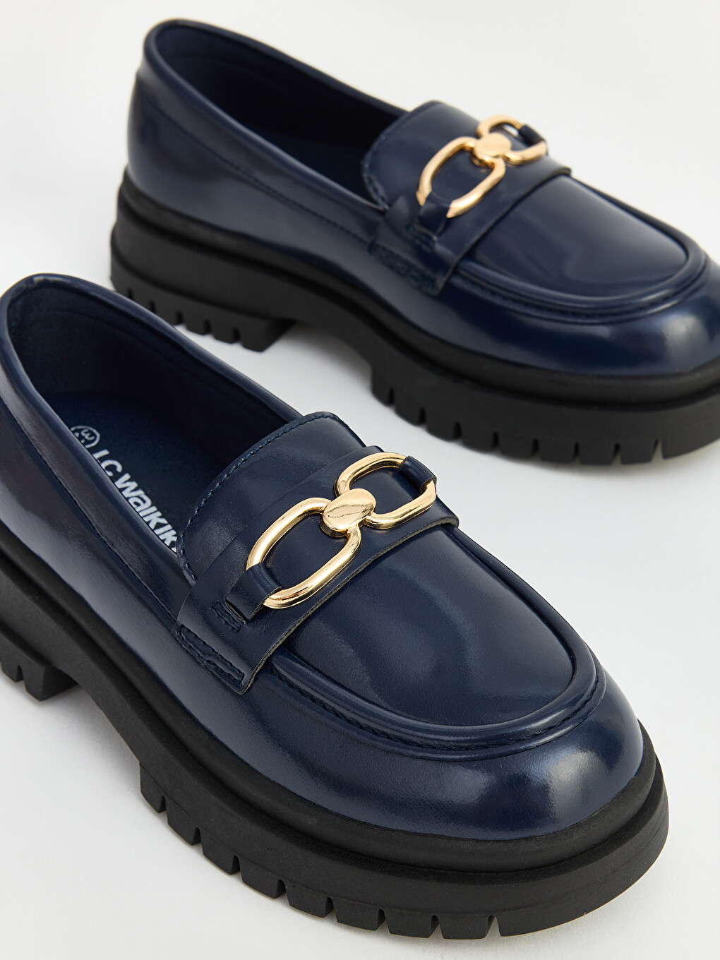 Faux Leather Girls' Loafer-2