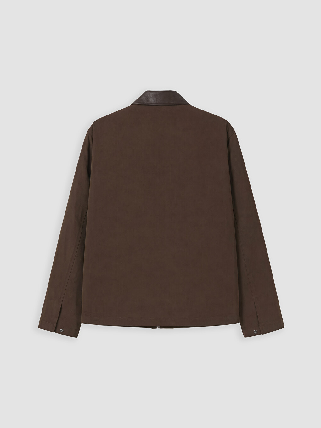 Regular Fit Contrast Collar Men's Jacket-5
