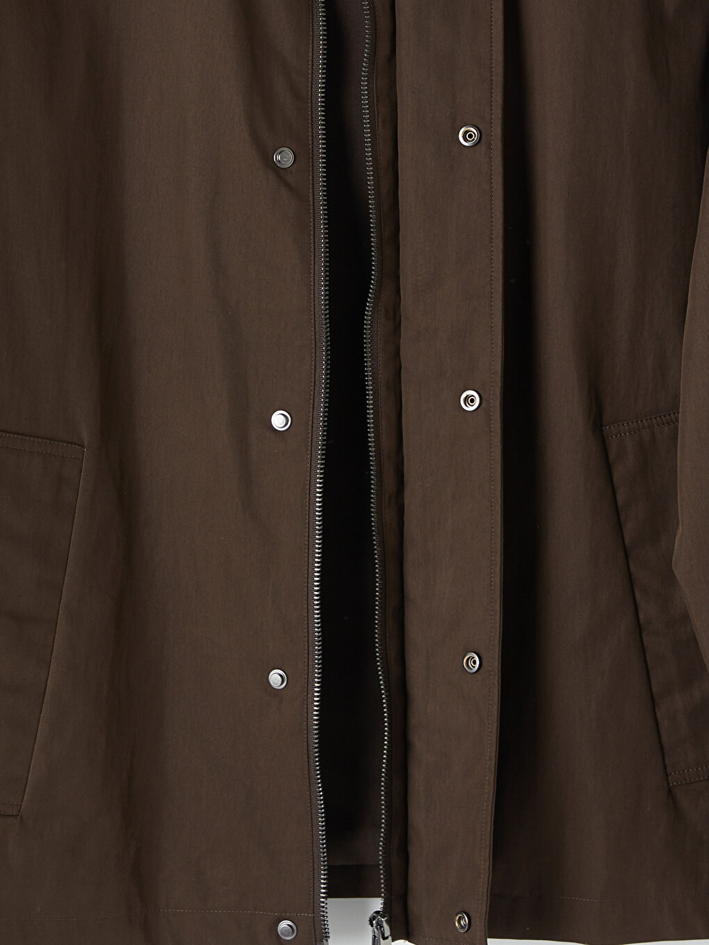 Regular Fit Contrast Collar Men's Jacket-6