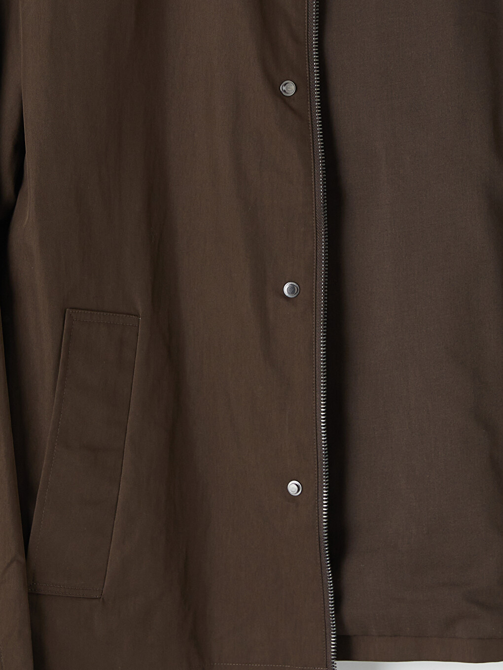 Regular Fit Contrast Collar Men's Jacket-7