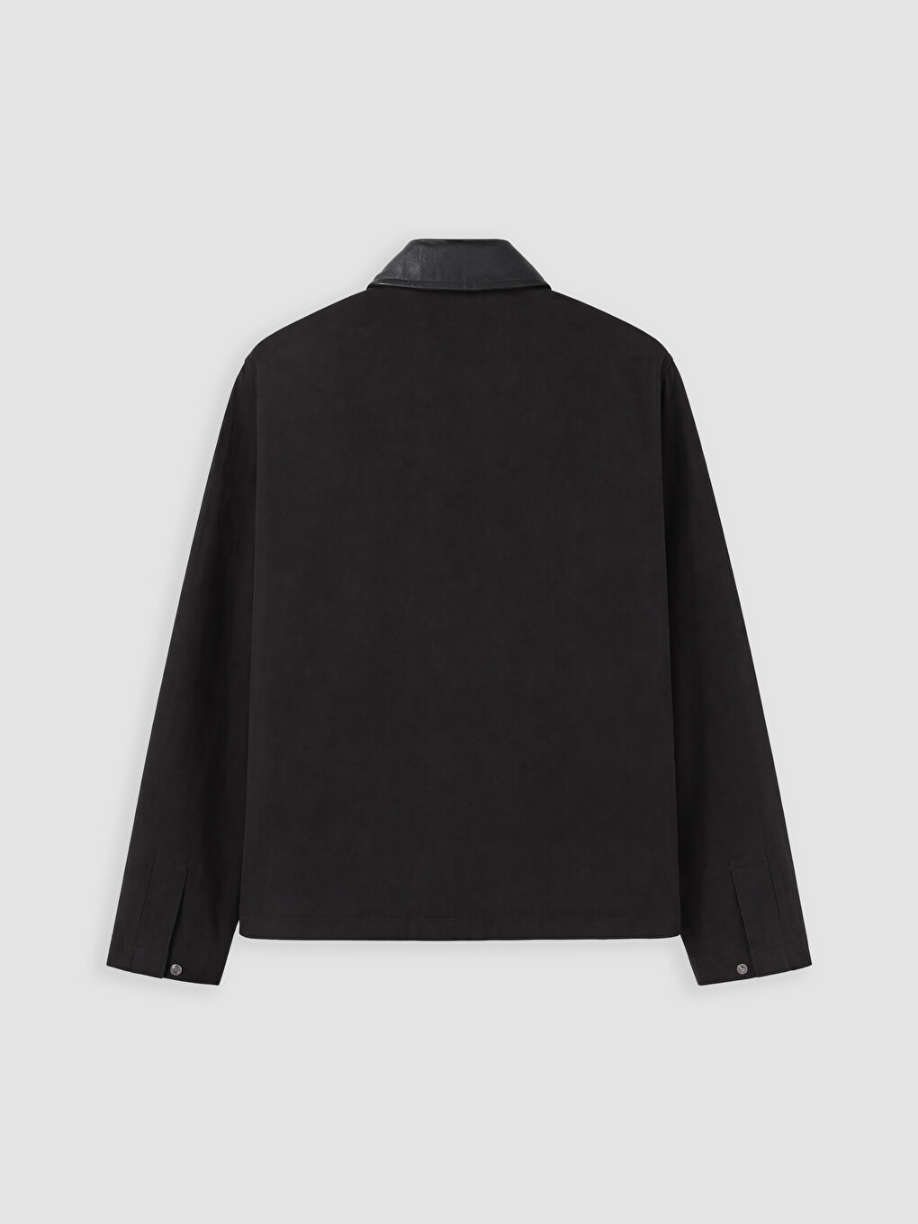 Regular Fit Contrast Collar Men's Jacket-5