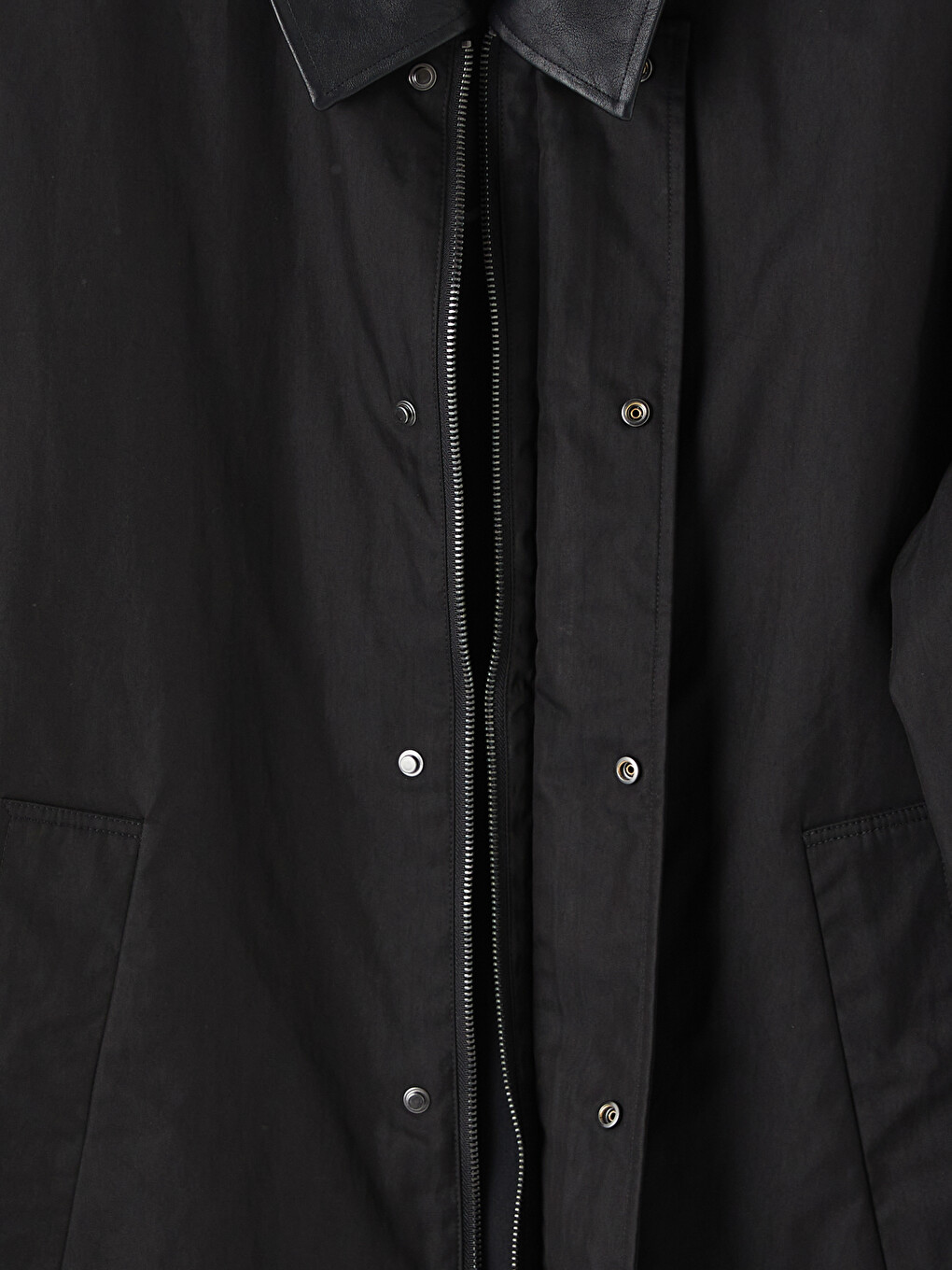 Regular Fit Contrast Collar Men's Jacket-6