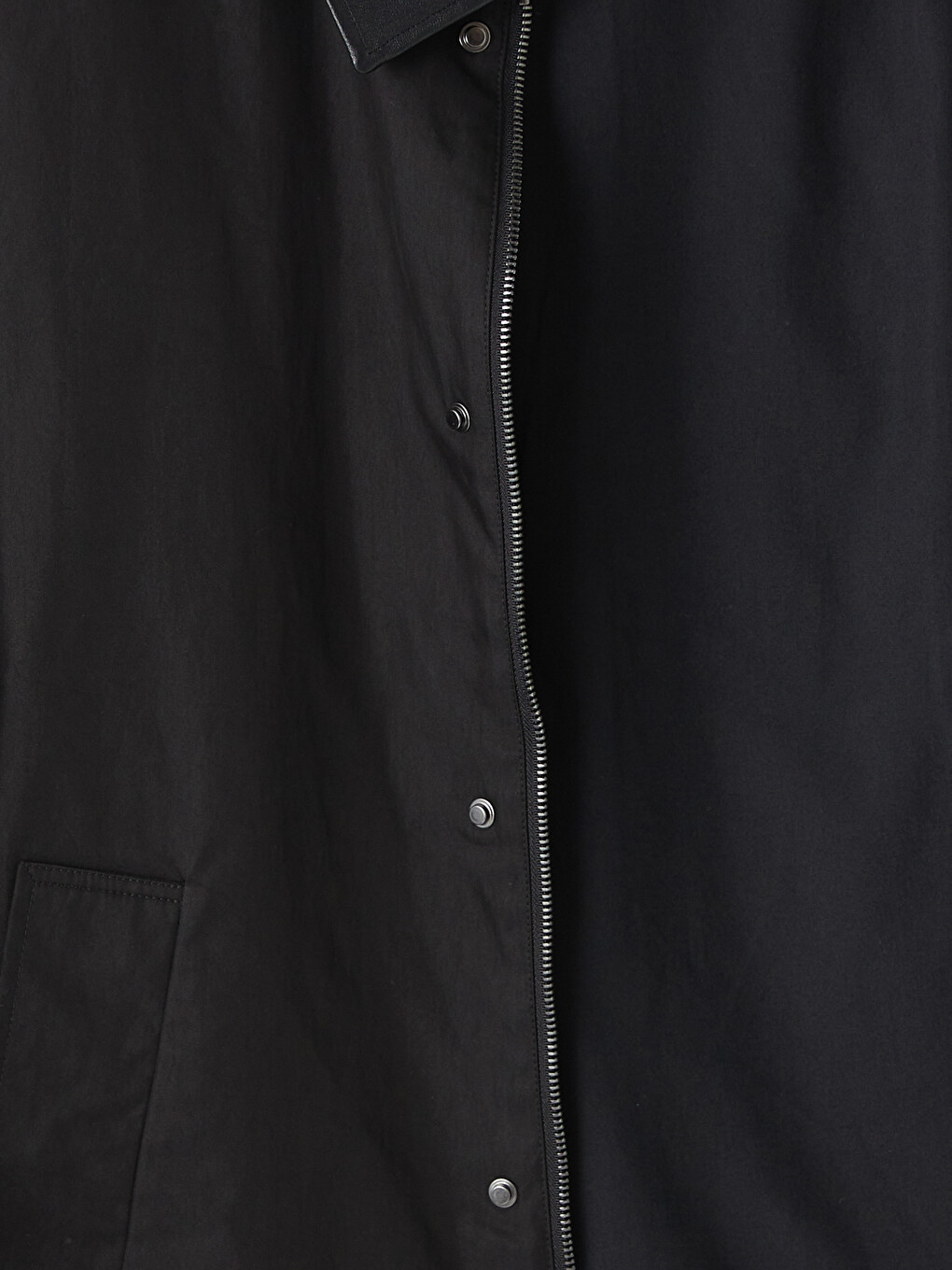 Regular Fit Contrast Collar Men's Jacket-7