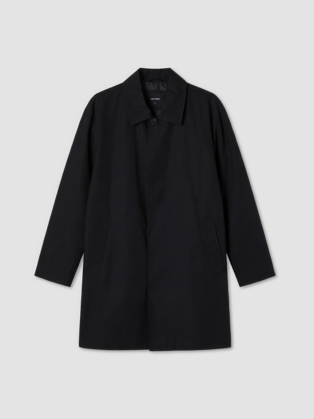 Loose Fit Shirt Collar Men's Coat-4