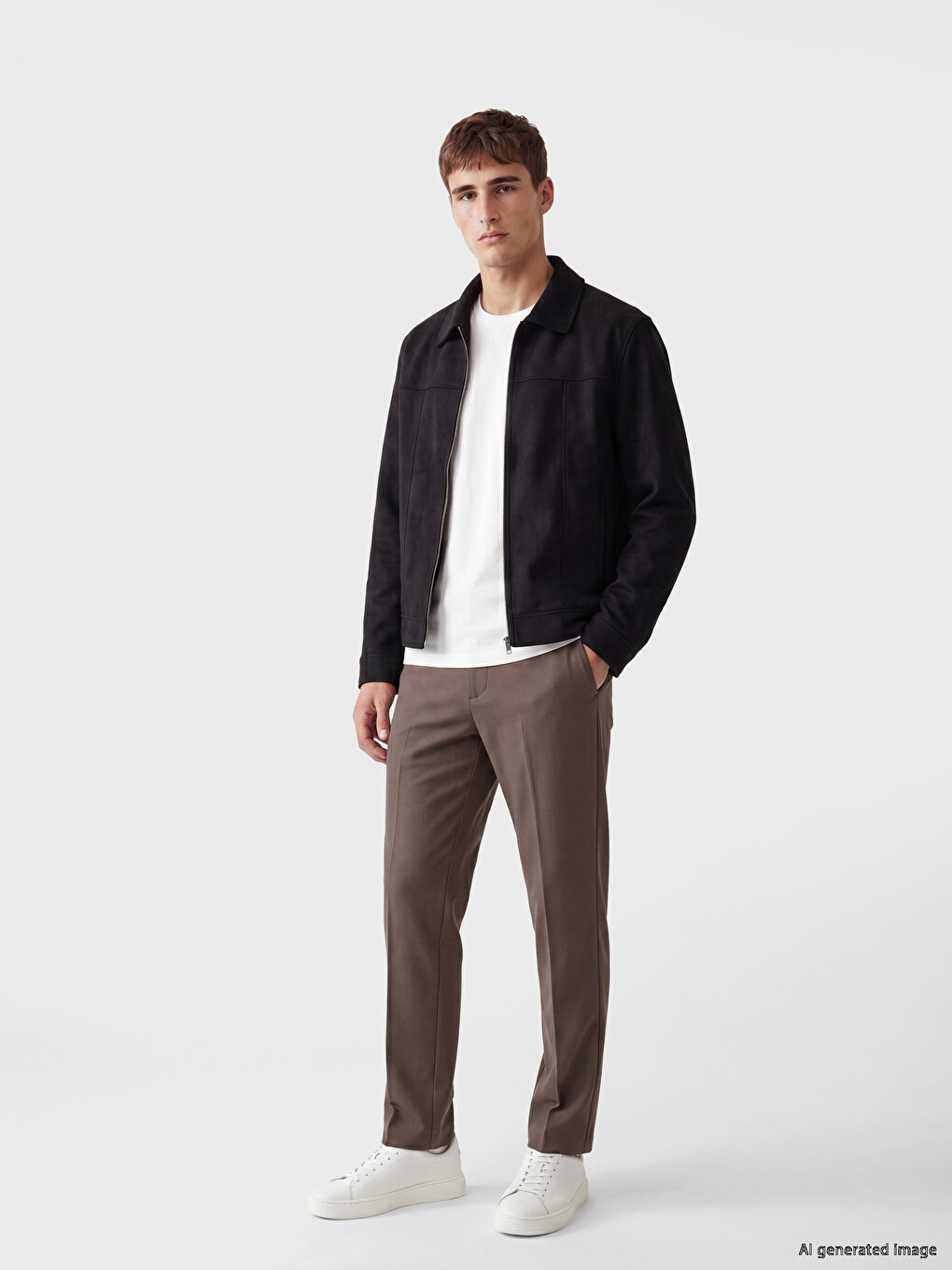 Man Black Jacket-1