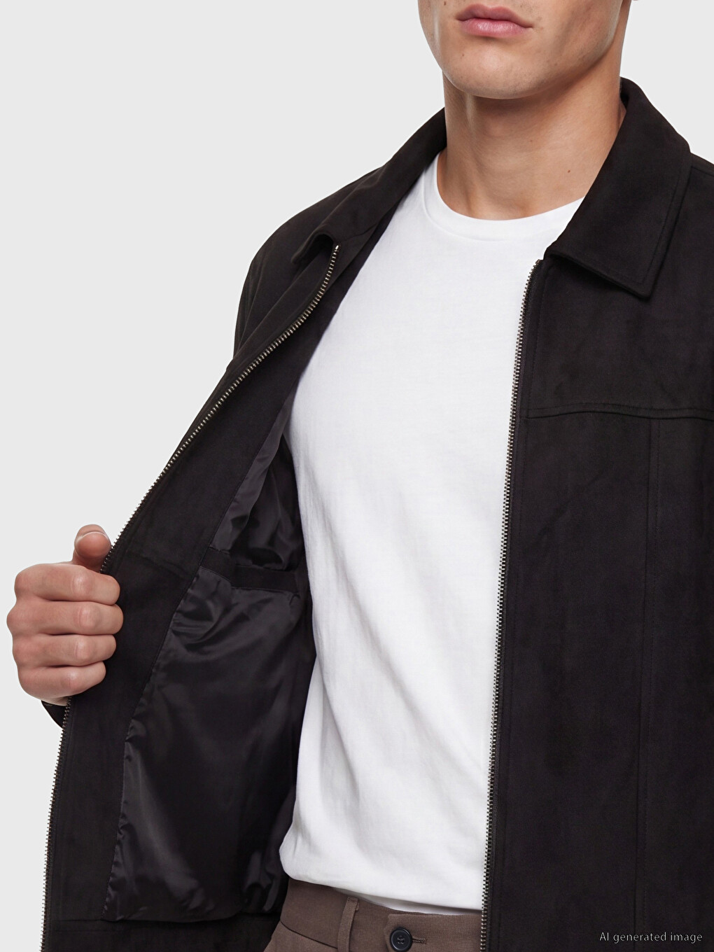 Man Black Jacket-3