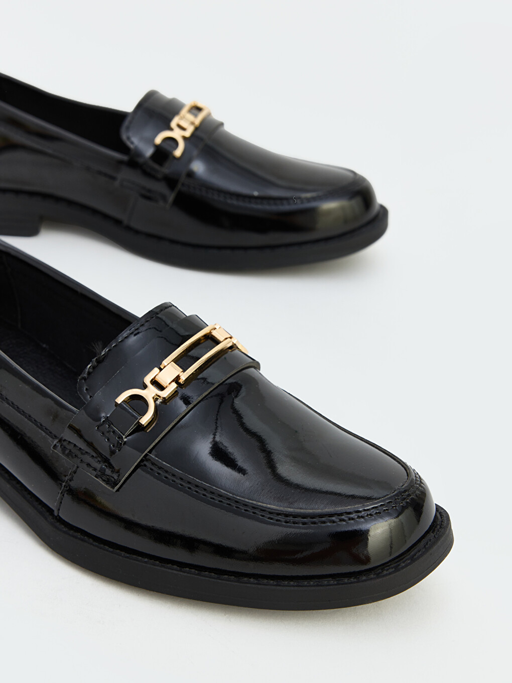 Deri Görünümlü Kız Çocuk Loafer-2