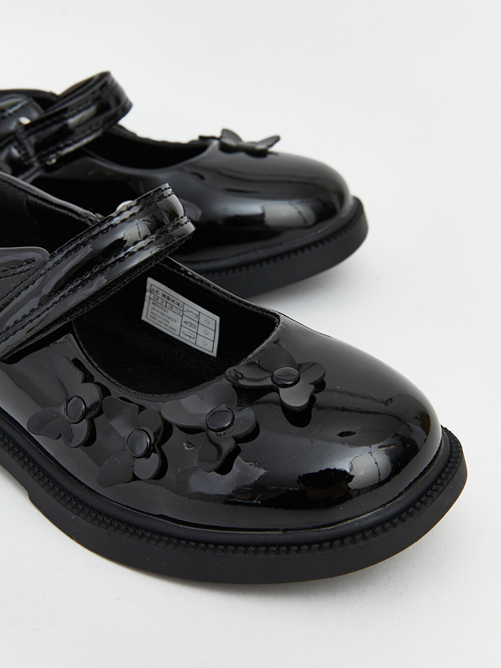 Faux Leather Girls' Ballet Flats-2