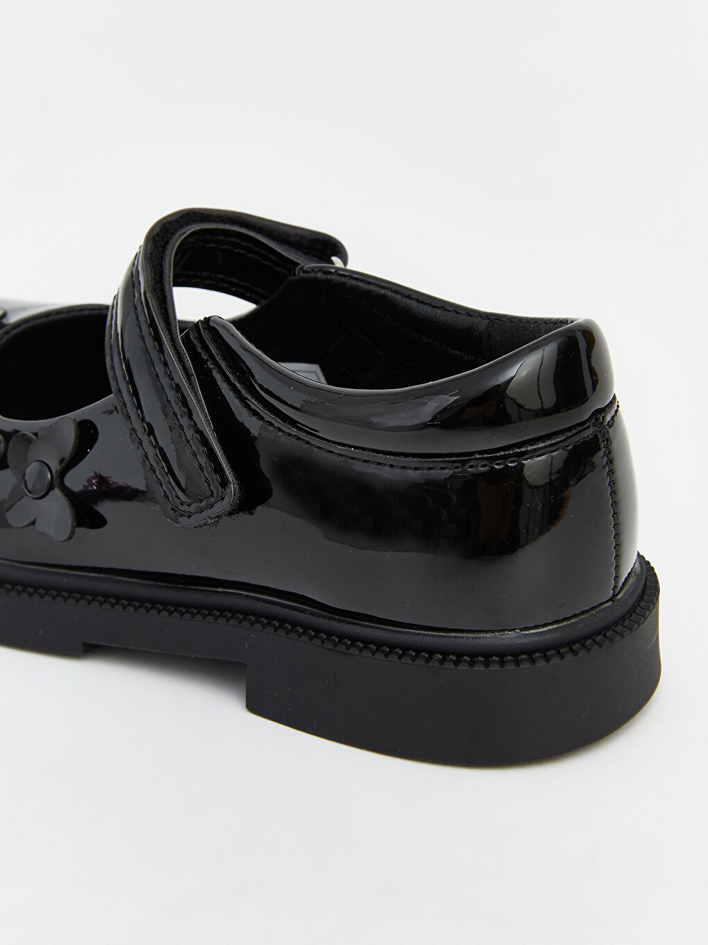 Faux Leather Girls' Ballet Flats-4