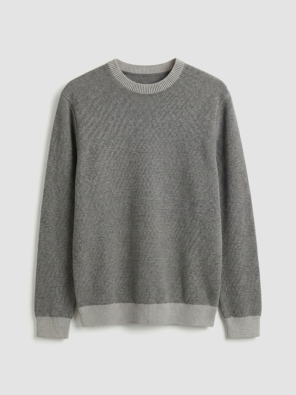 Lacivert Bisiklet Yaka Erkek Triko Kazak-4