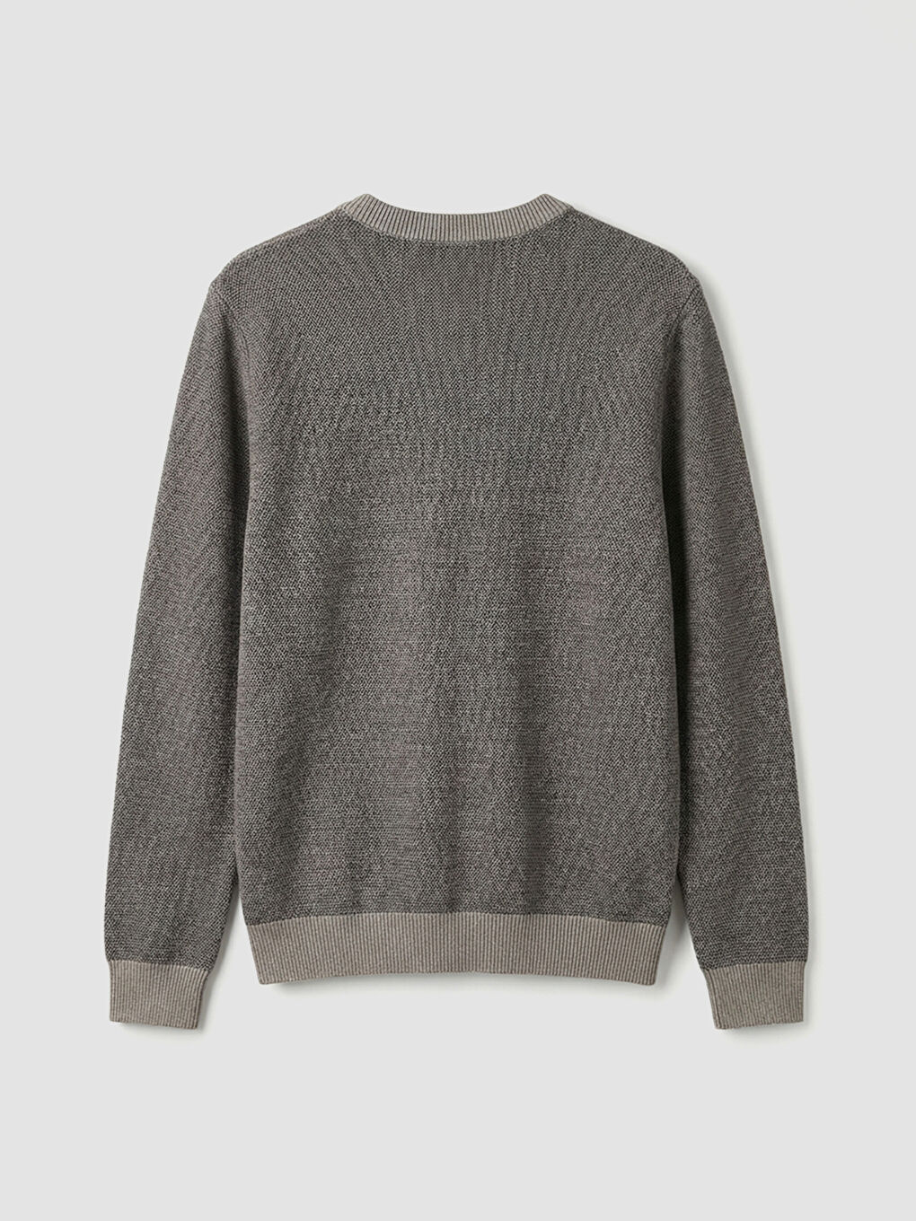 Lacivert Bisiklet Yaka Erkek Triko Kazak-5