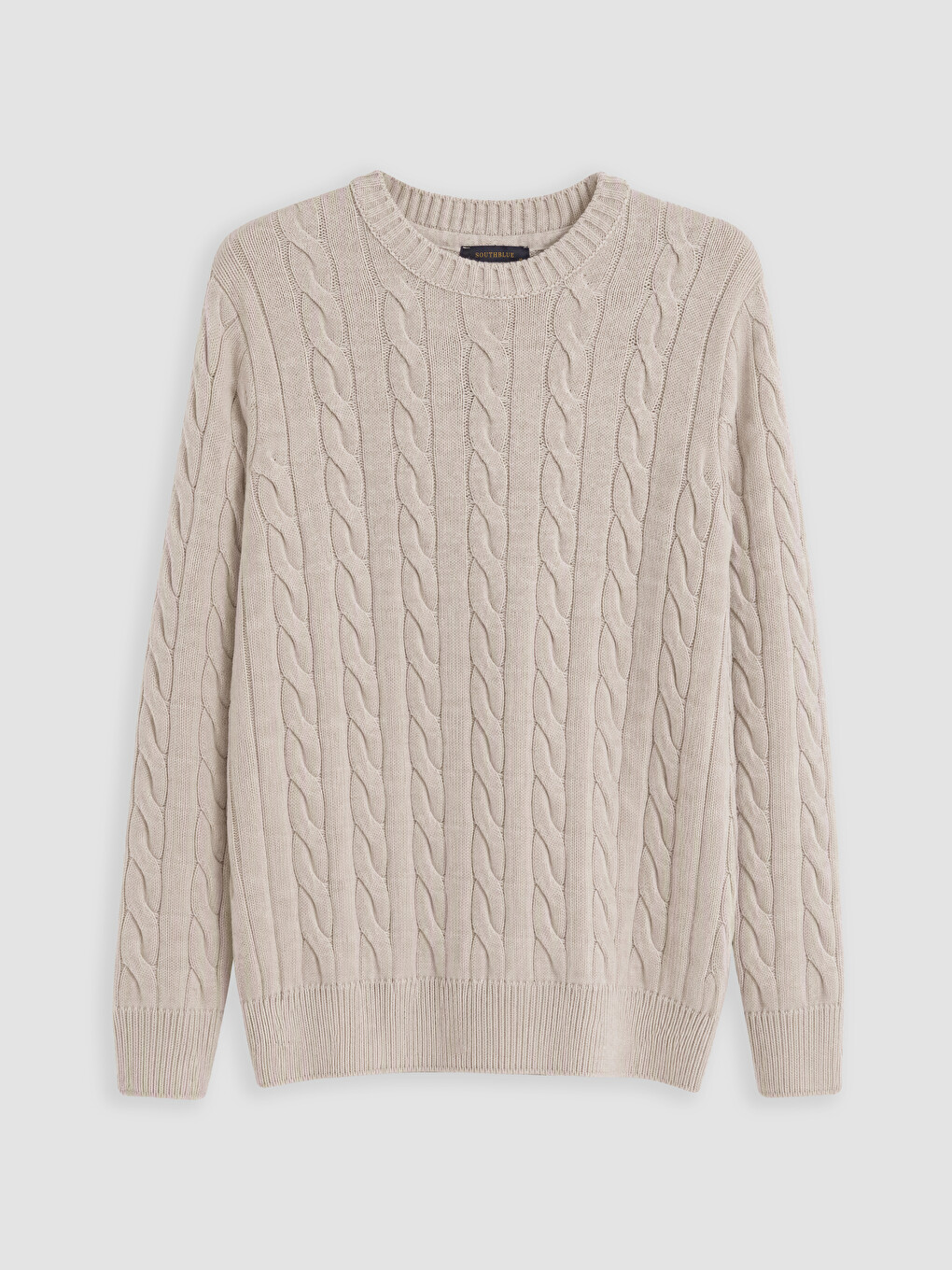 Man Beige Sweater