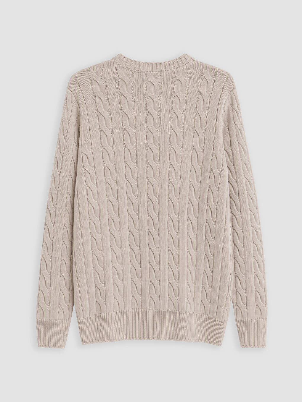 Man Beige Sweater-2