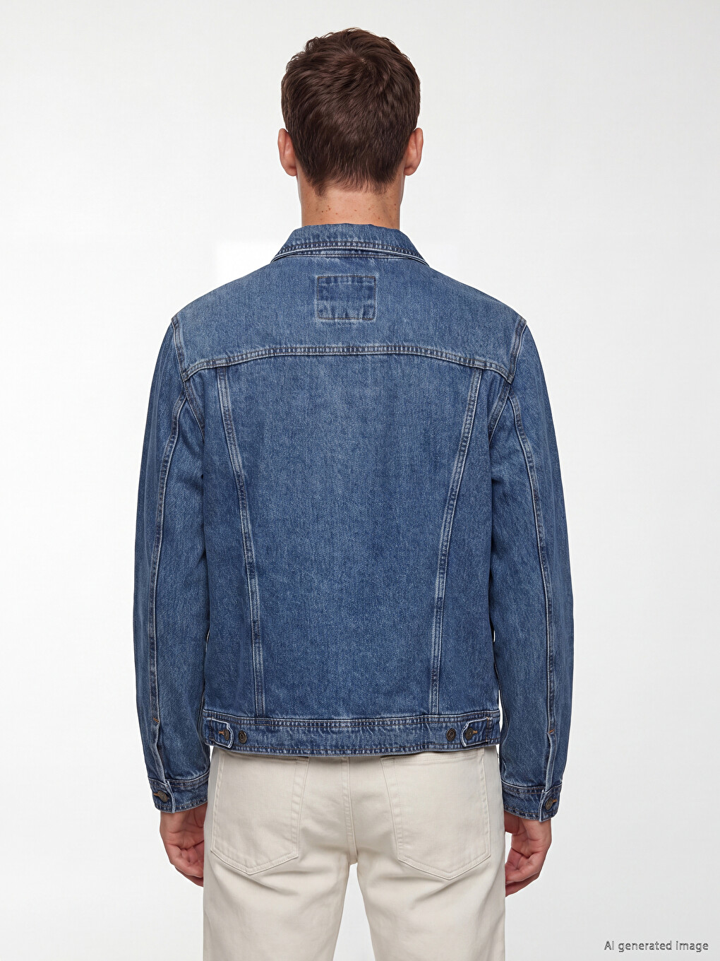 İndigo Regular Fit Erkek Jean Ceket-3