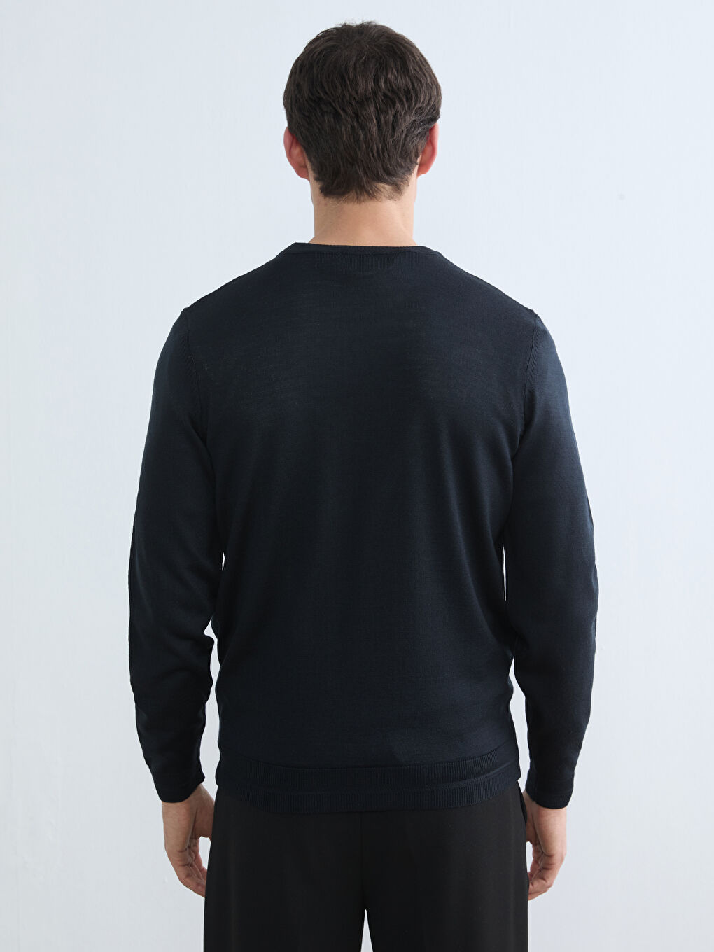 Men's Crew Neck Knit Sweater-3