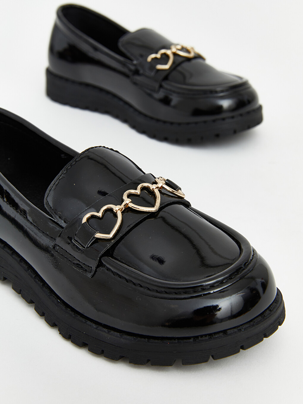 Girl Black Suit Shoes-1
