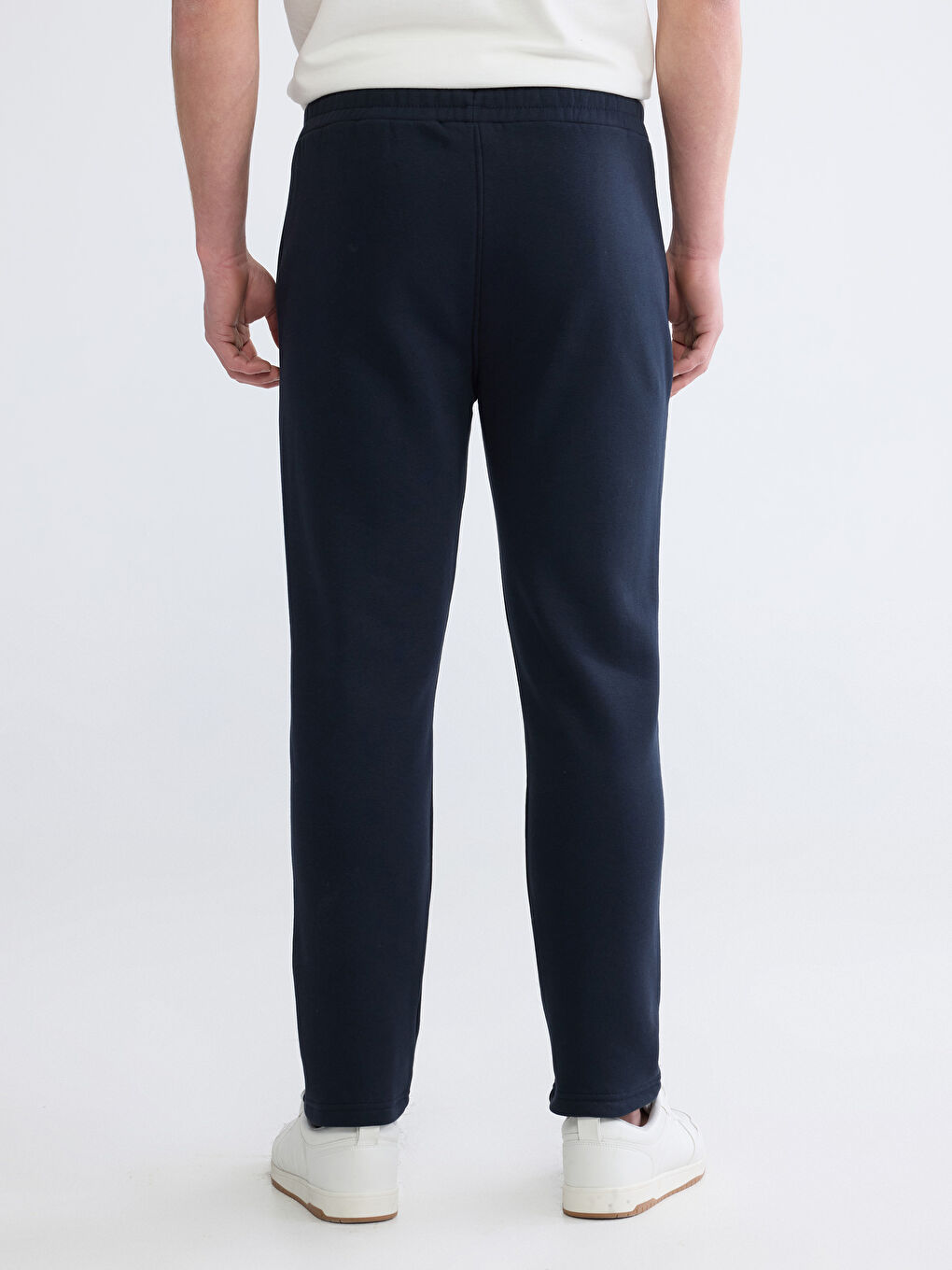 Lacivert Standart Kalıp Erkek Eşofman Altı-3