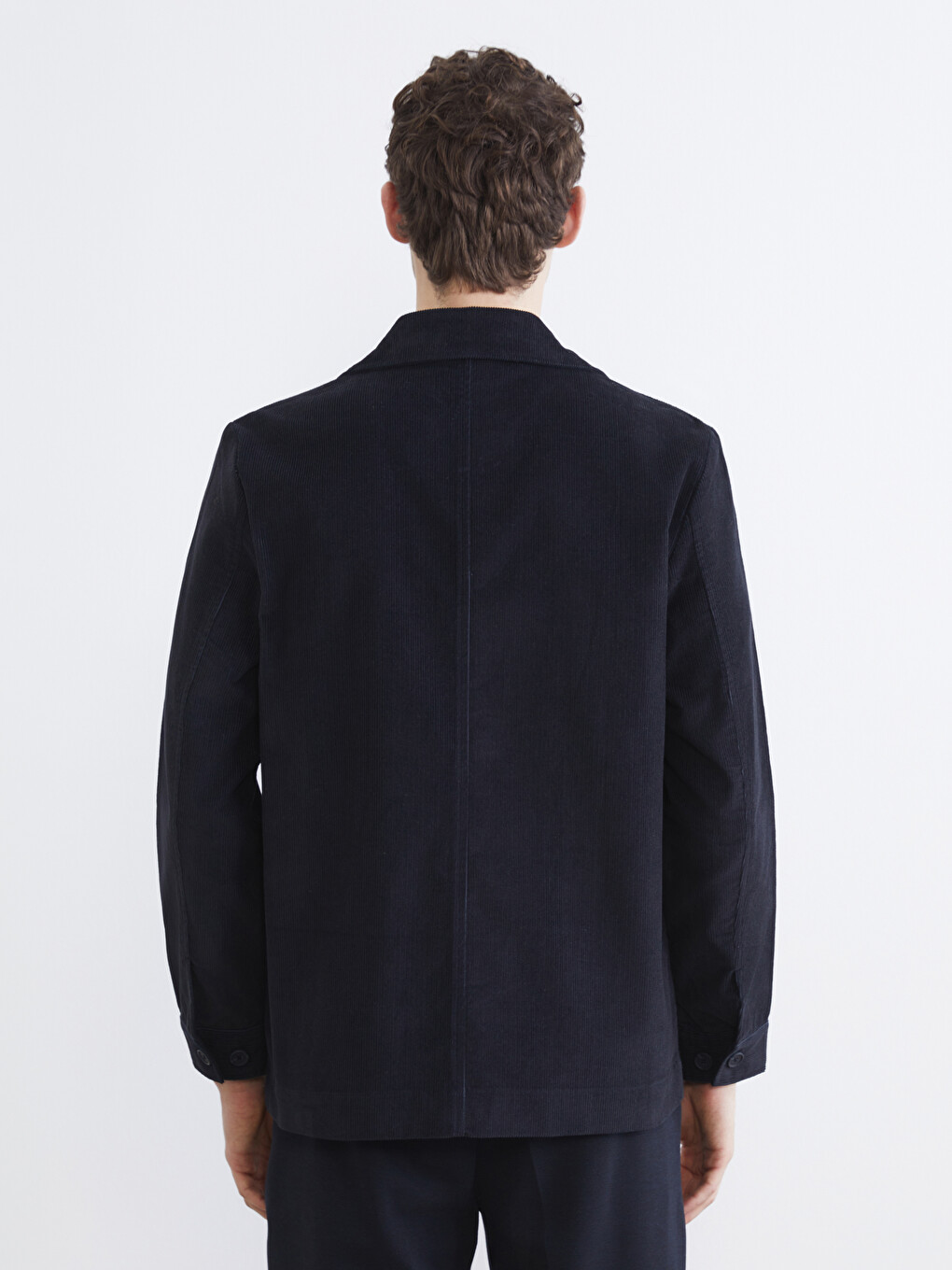 Lacivert Regular Fit Erkek Ceket-4