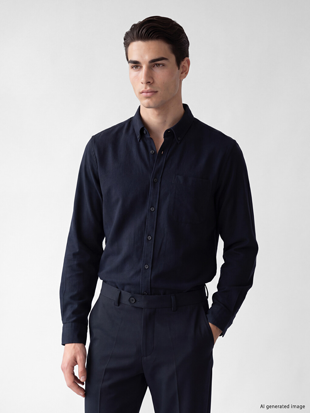 Standard Fit Dobby Men's Shirt