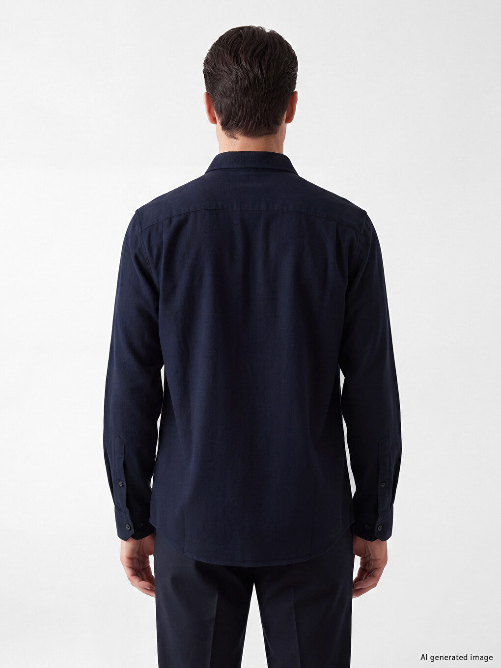 Standard Fit Dobby Men's Shirt-2