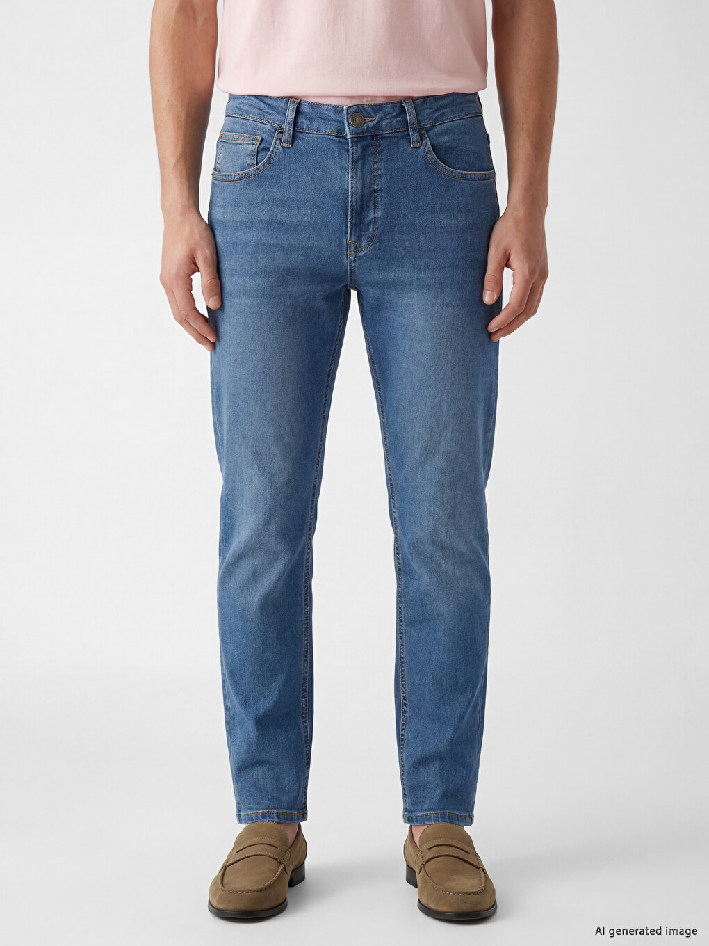 Man Indigo Jeans-1