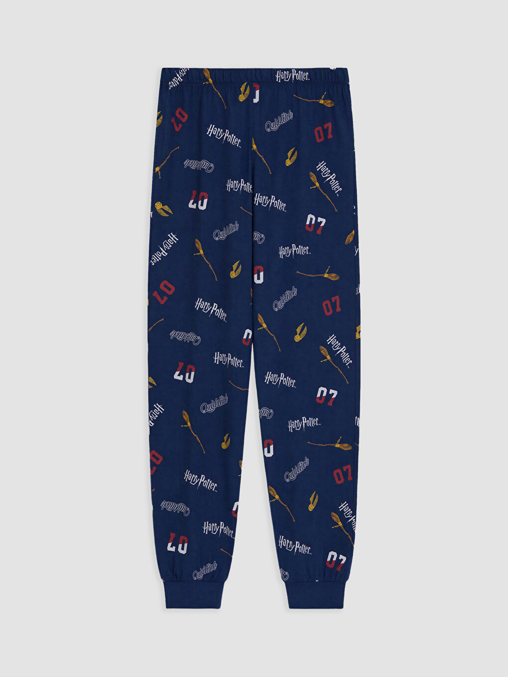 Bordo Harry Potter Baskılı Pijama Takım-3