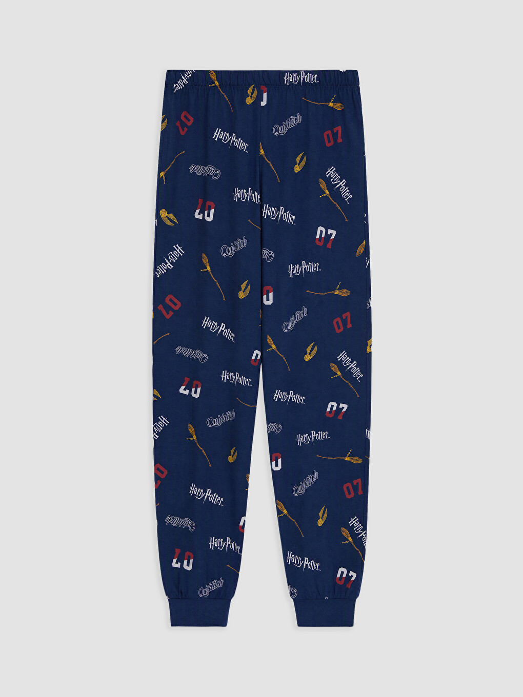 Bordo Harry Potter Baskılı Pijama Takım-4