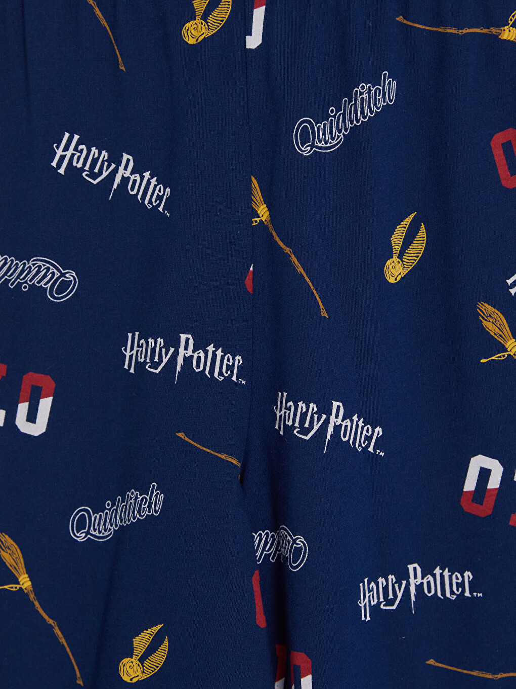 Bordo Harry Potter Baskılı Pijama Takım-6