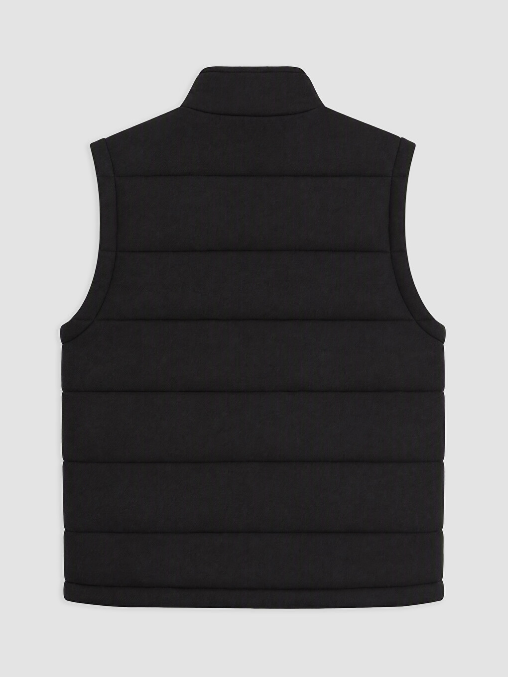 Vestă Matlasată Pentru Bărbați Slim Fit Cu Guler Înalt-5