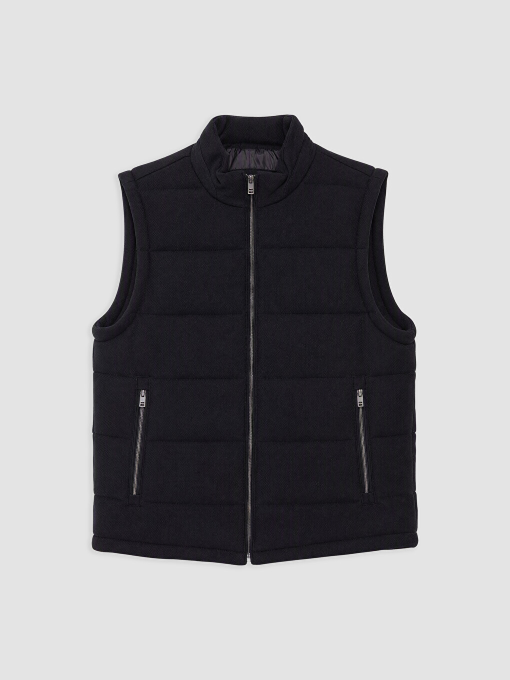 Man Navy Puffer Gilet-2
