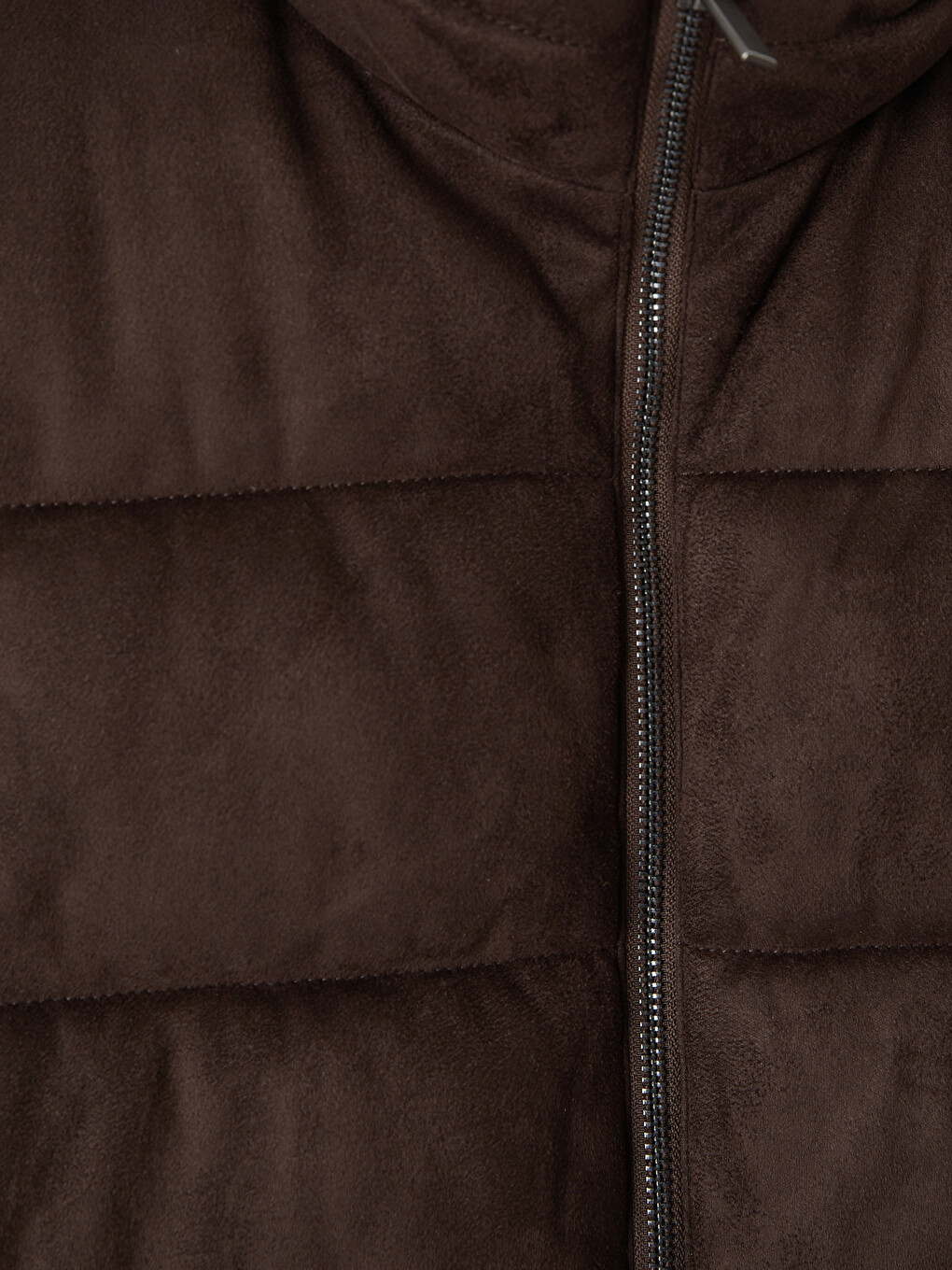 Gilet Doudoune Sans Manches Slim Fit À Col Montant Pour Homme-4