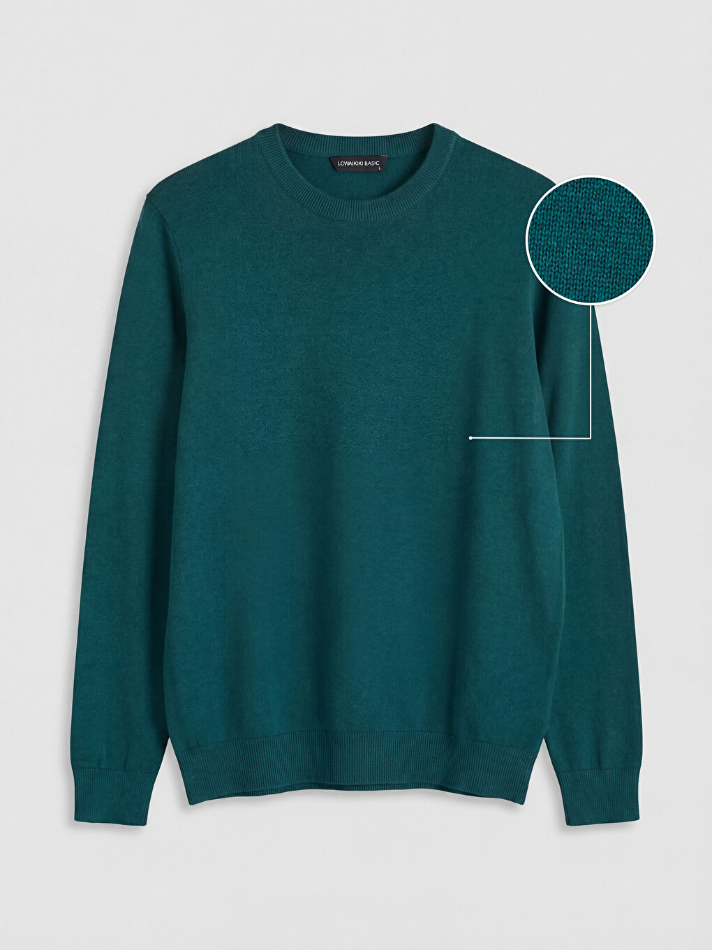 Pull En Maille À Col Rond Pour Homme-4