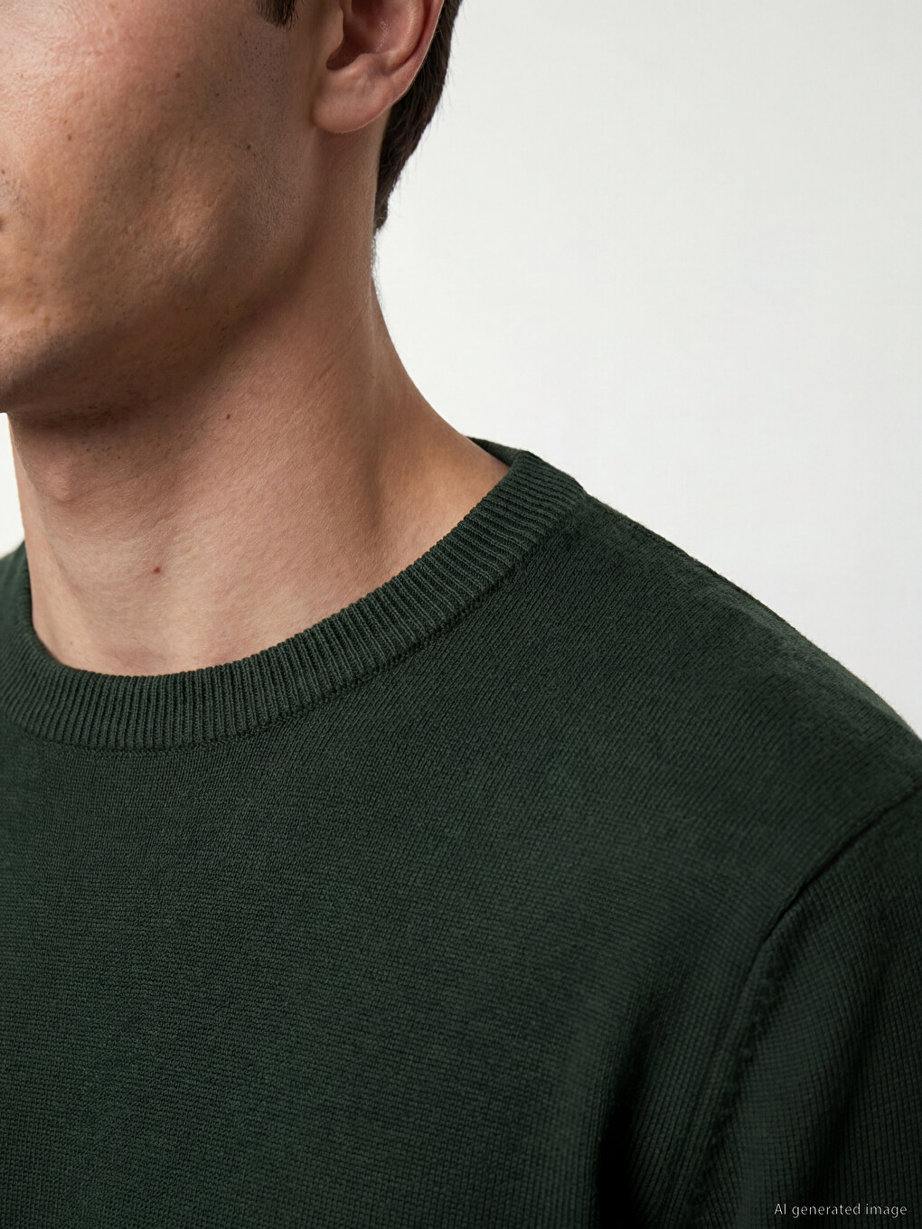Crew Neck Men's Knitwear Sweater-2