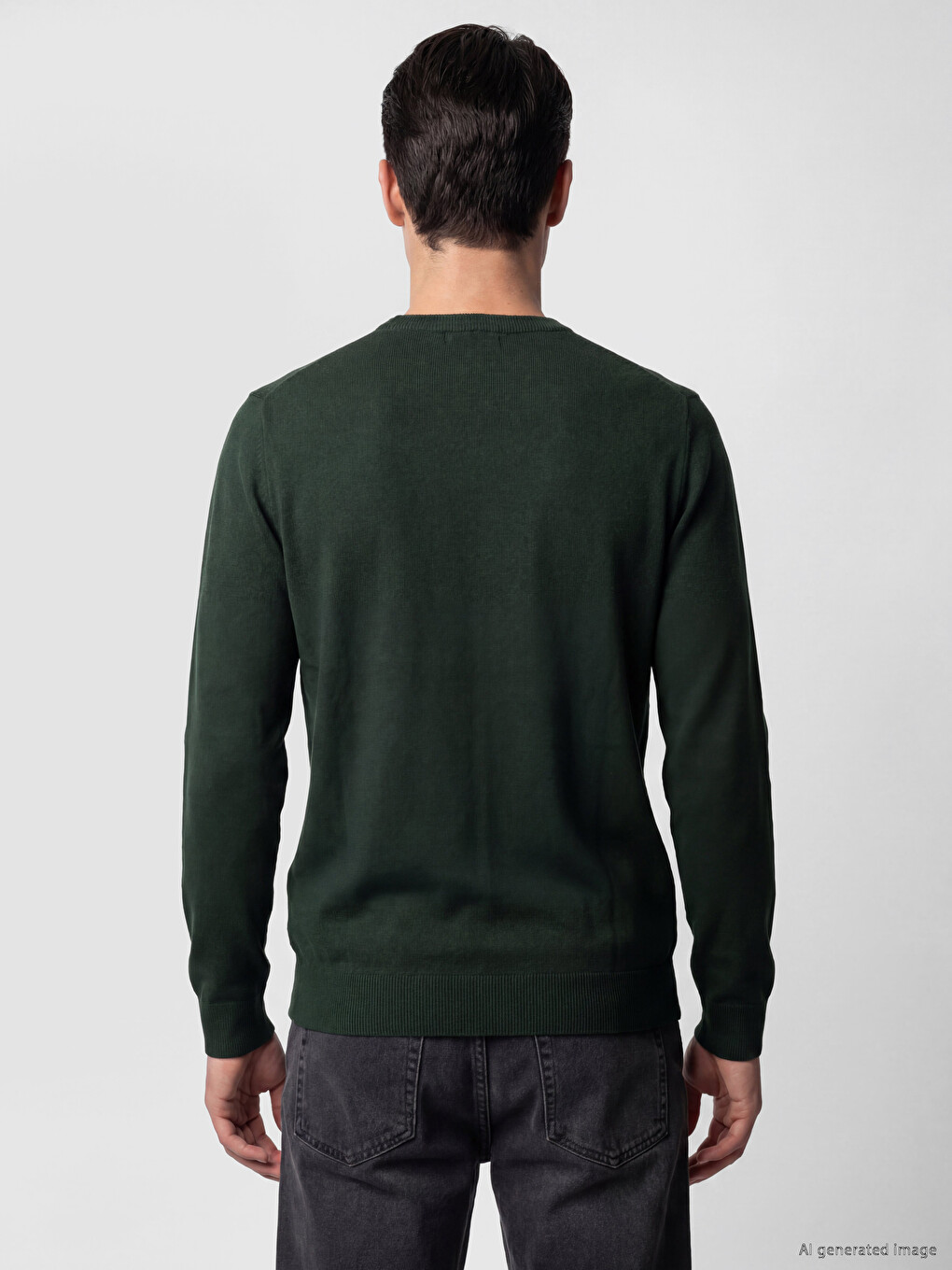Crew Neck Men's Knitwear Sweater-3