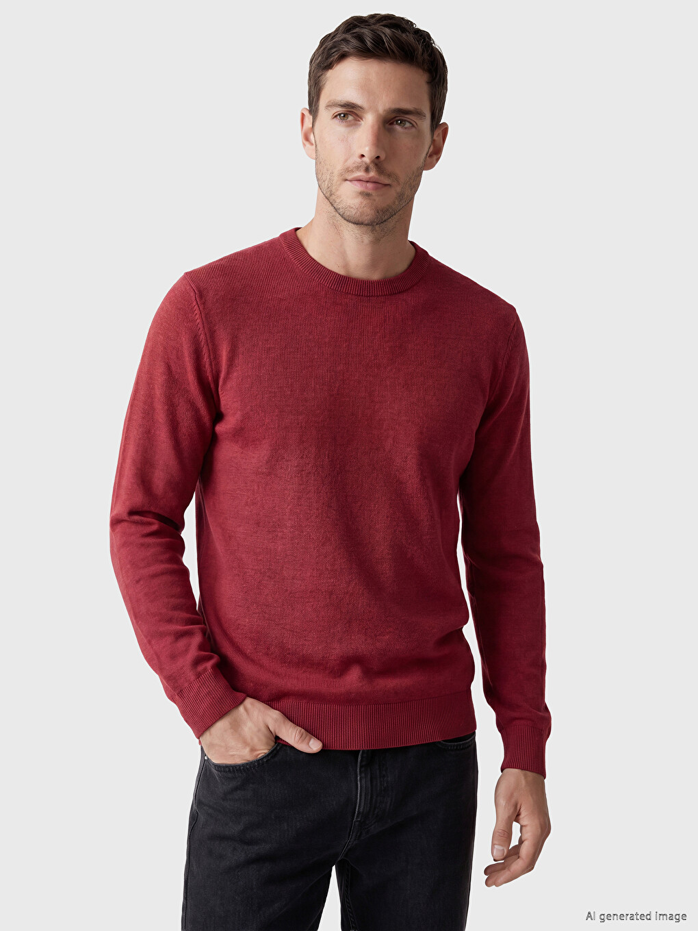 Man Pink Sweater