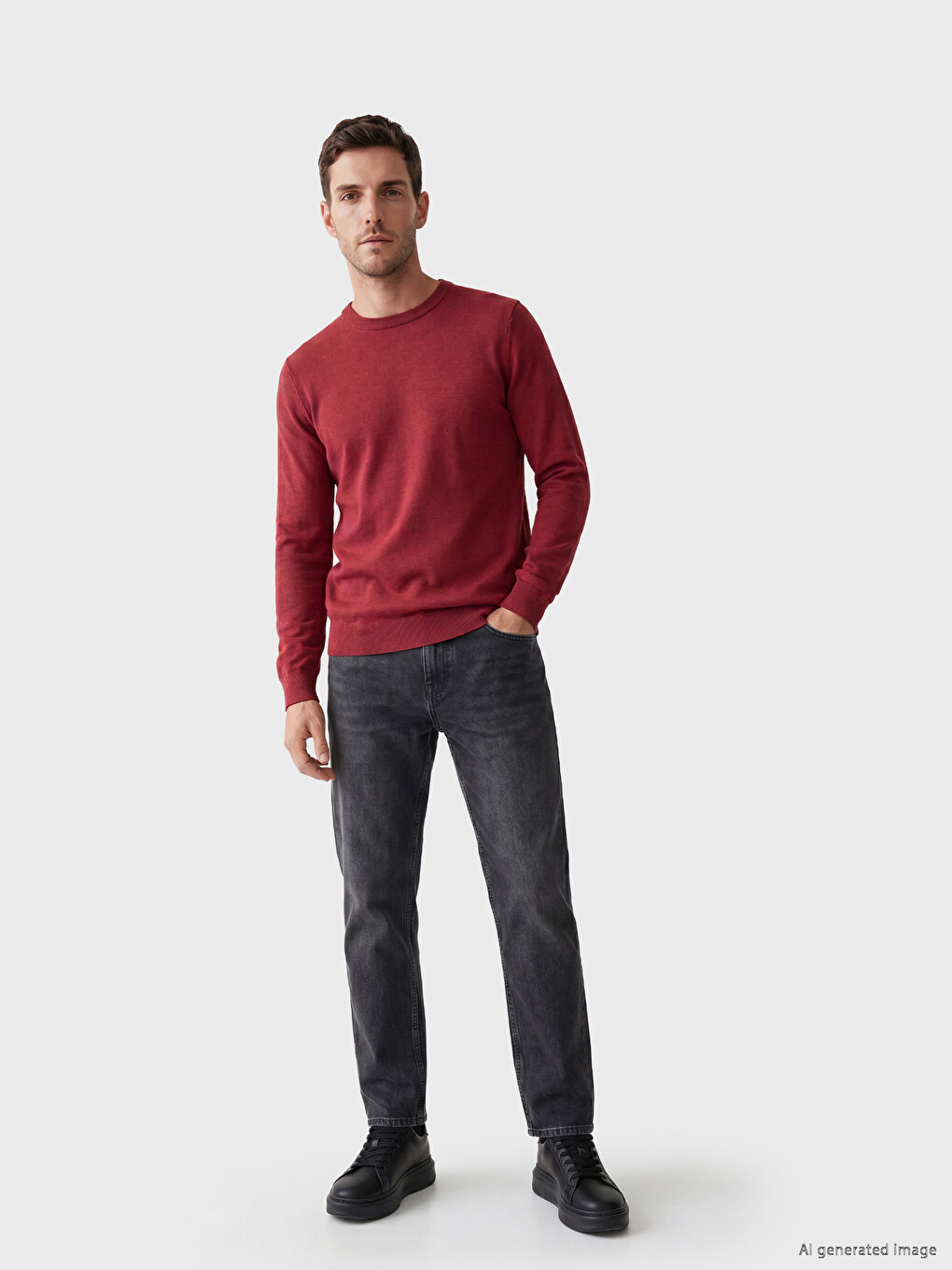 Man Pink Sweater-1