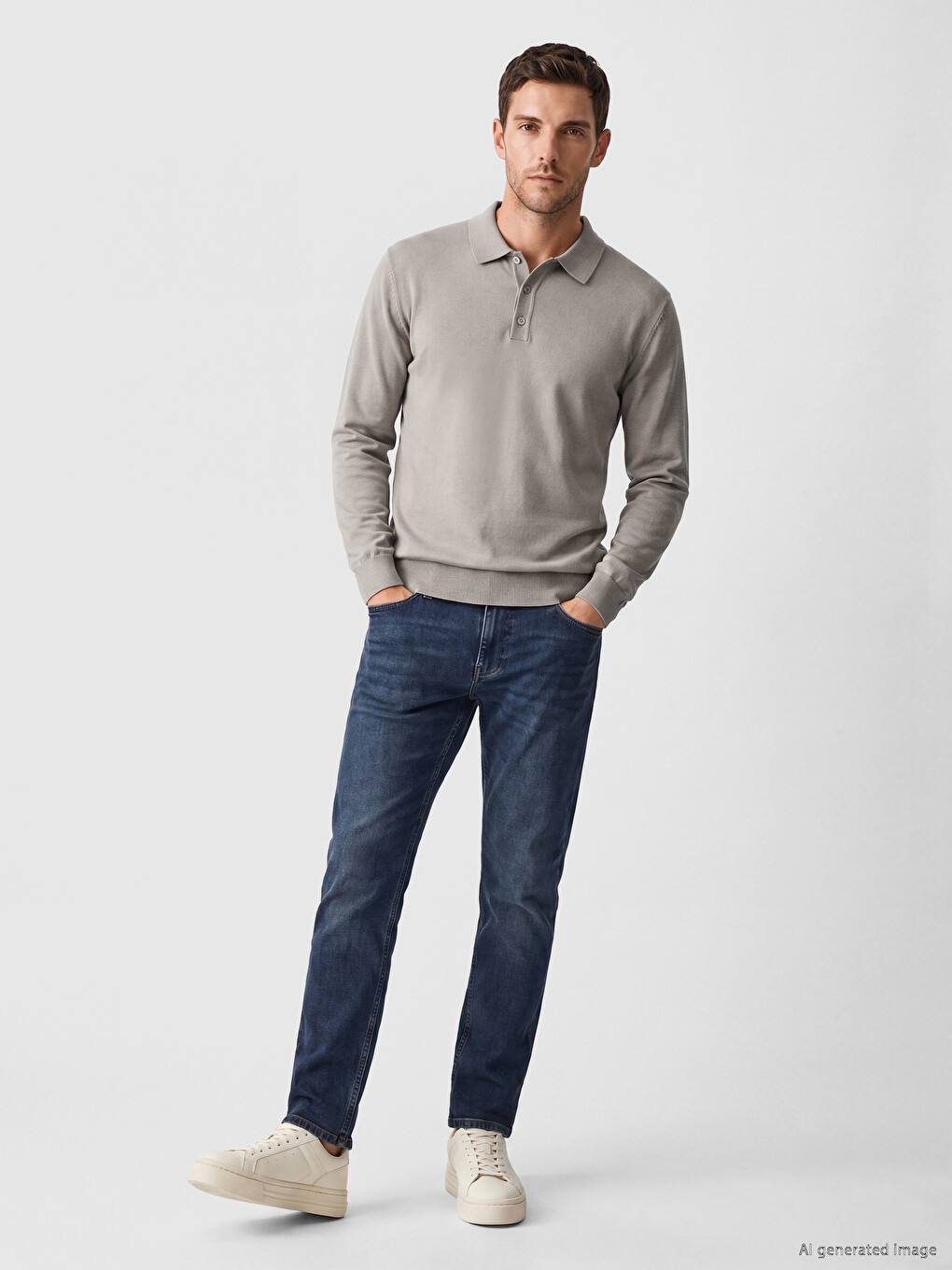 Man Grey Sweater-1
