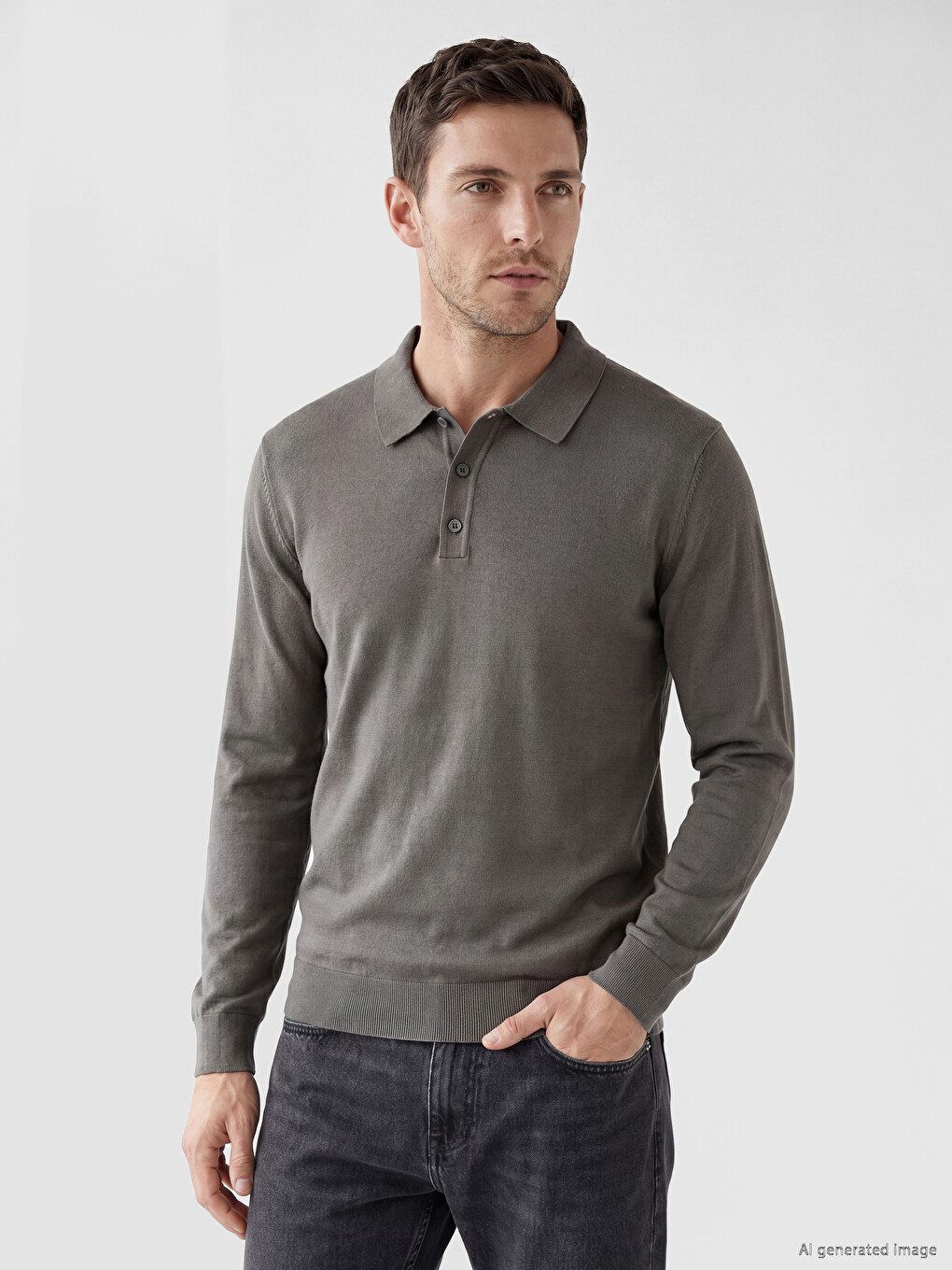 Man Khaki Sweater