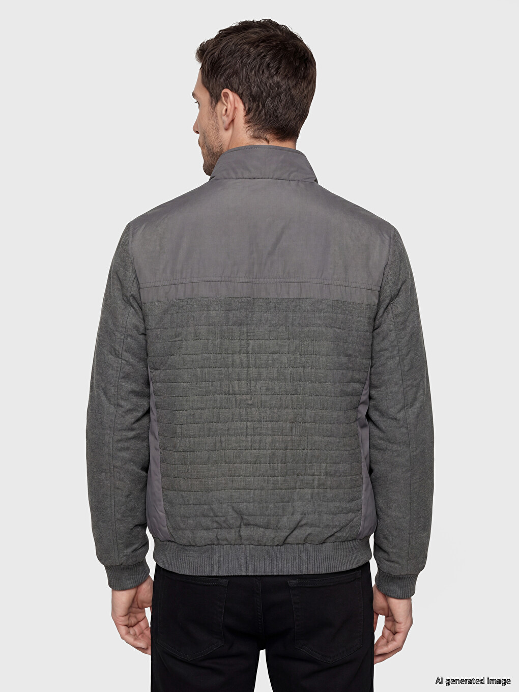 Men's Zippered Coat-3