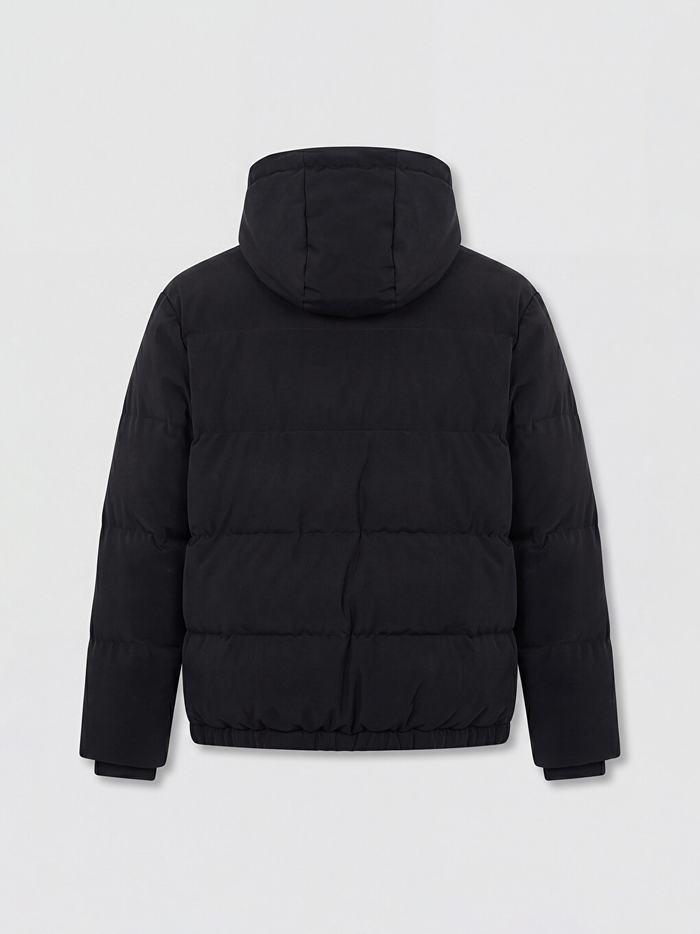 Man Black Puffer Coat-6