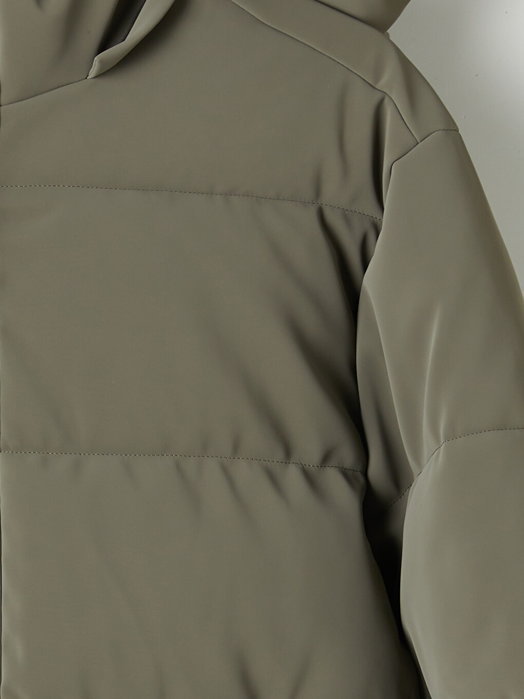 Man Green Puffer Coat-8