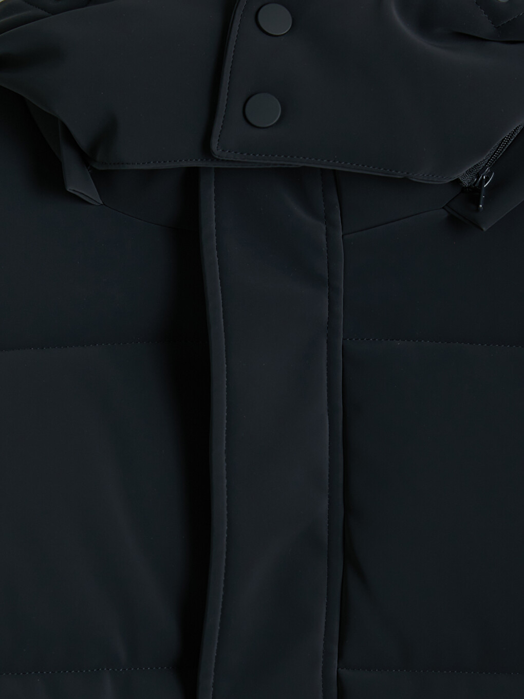 Man Navy Puffer Coat-8