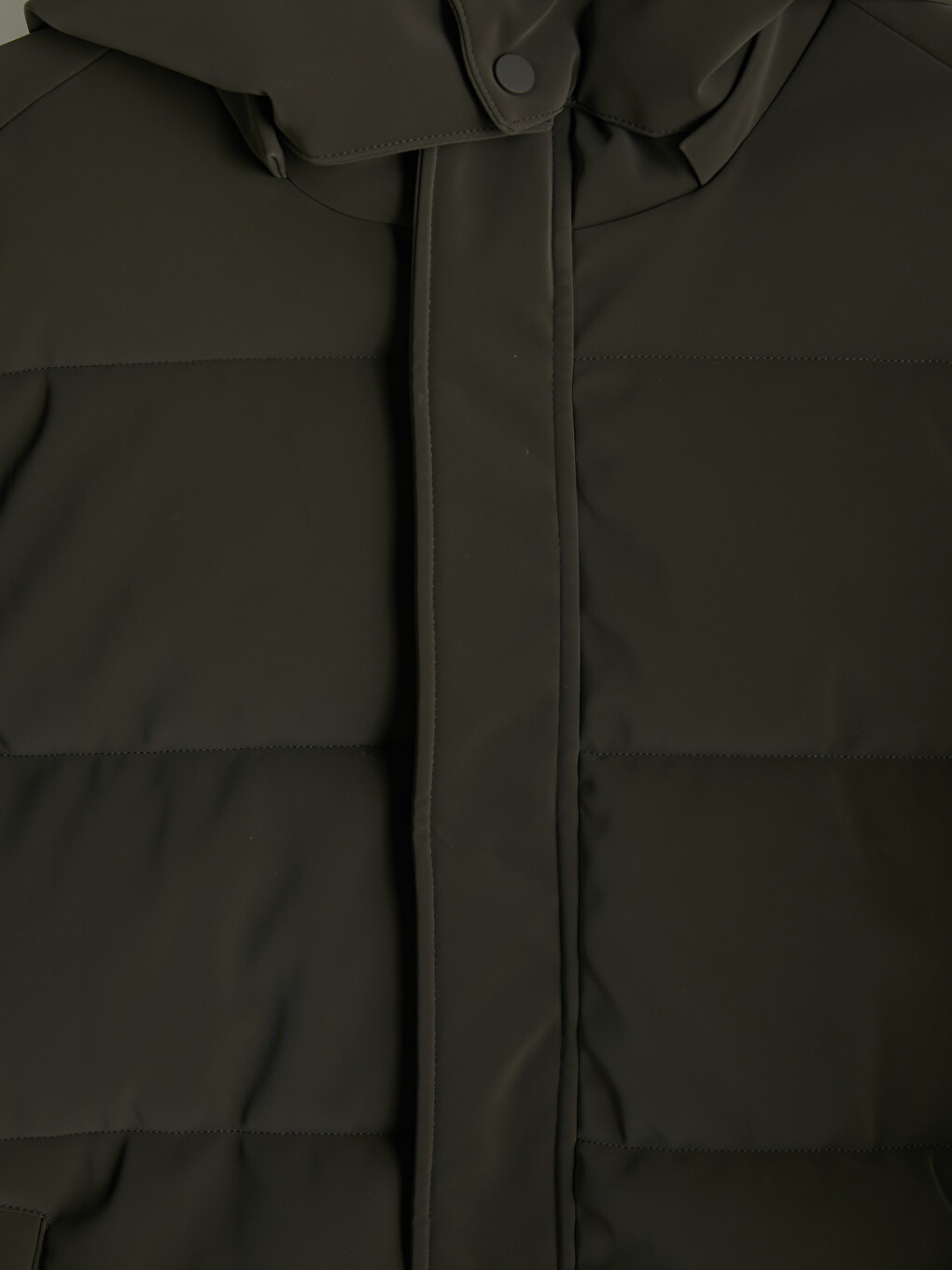 Man Brown Puffer Coat-6