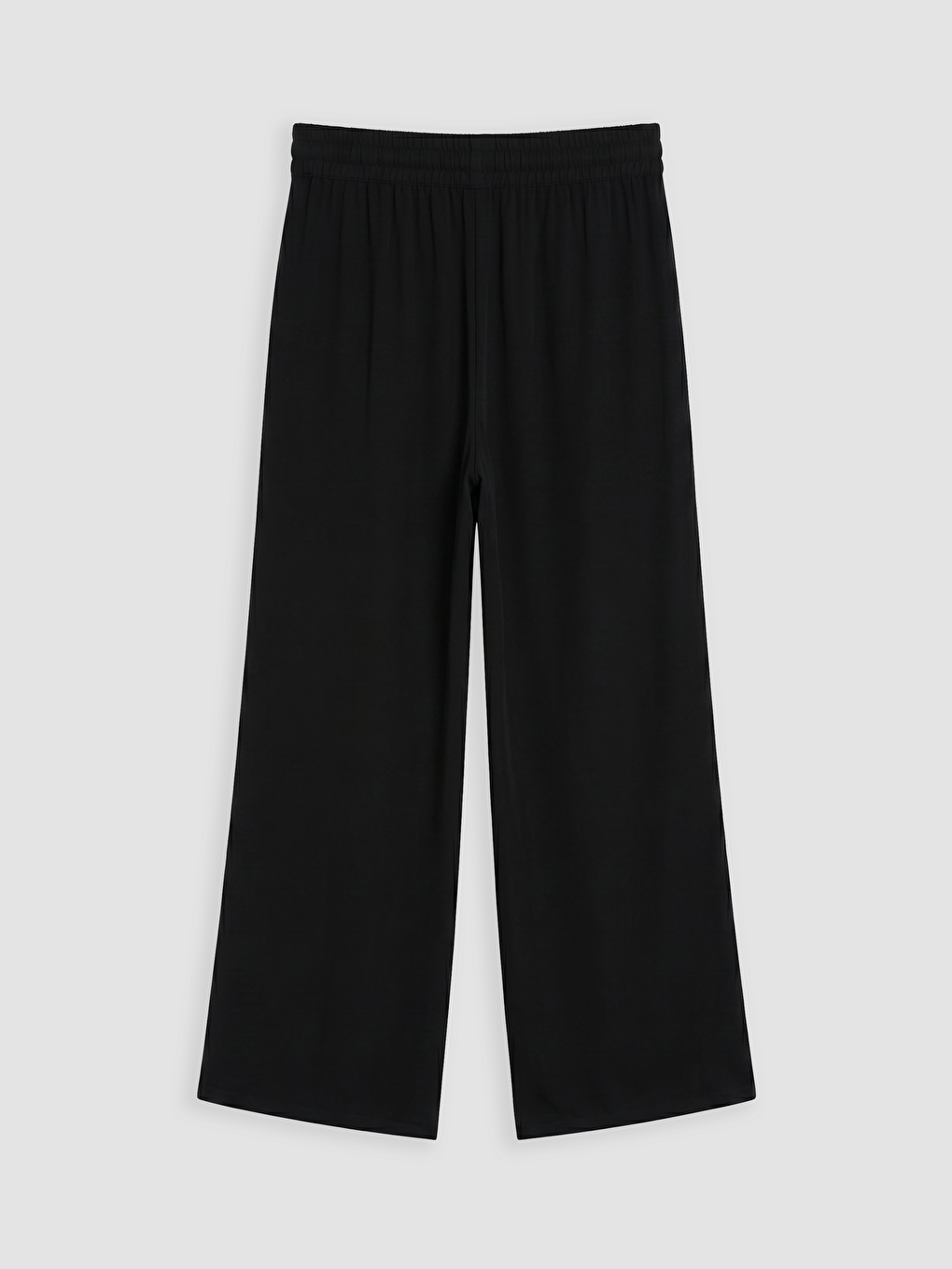 Pantaloni Largi Cu Talie Elastică Pentru Femei-5