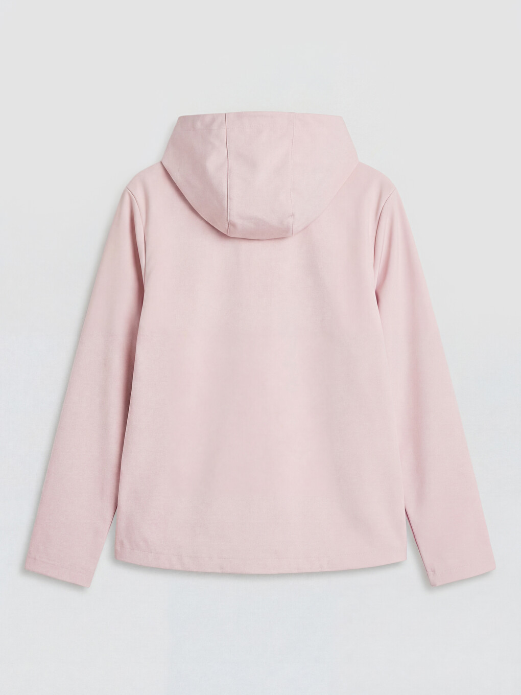 Pembe Kapüşonlu Su İtici Kız Çocuk Yağmurluk-1